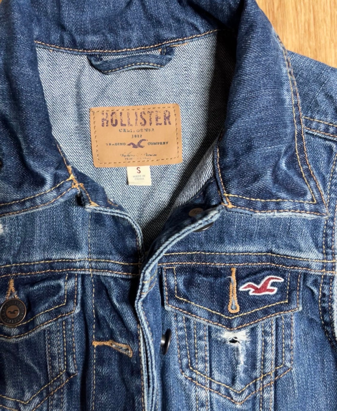 Hollister Жилет джинсовый, миниатюра 3