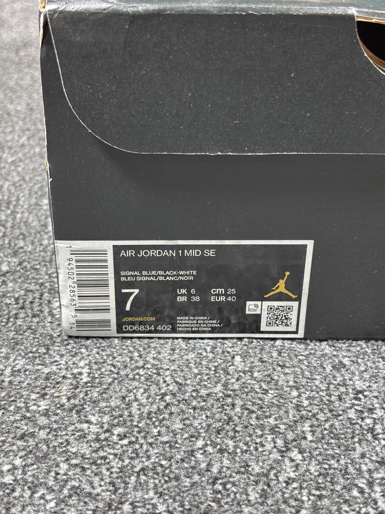 Nike Air Jordan 1 Mid “Signal Blue”, миниатюра 7