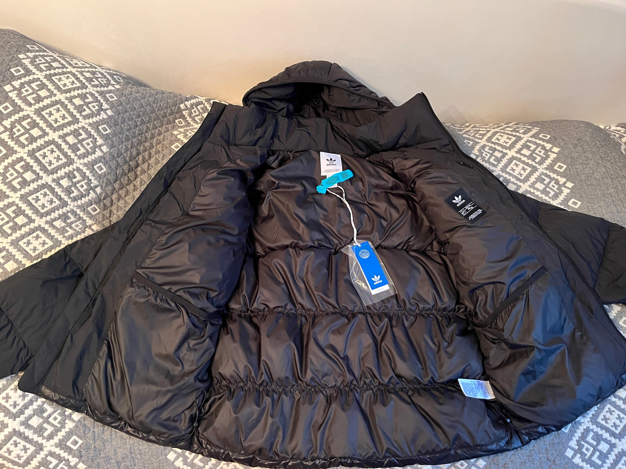 Adidas Originals Пуховик Adidas Originals Adicolor Down Regen Puffer Hooded, миниатюра 10