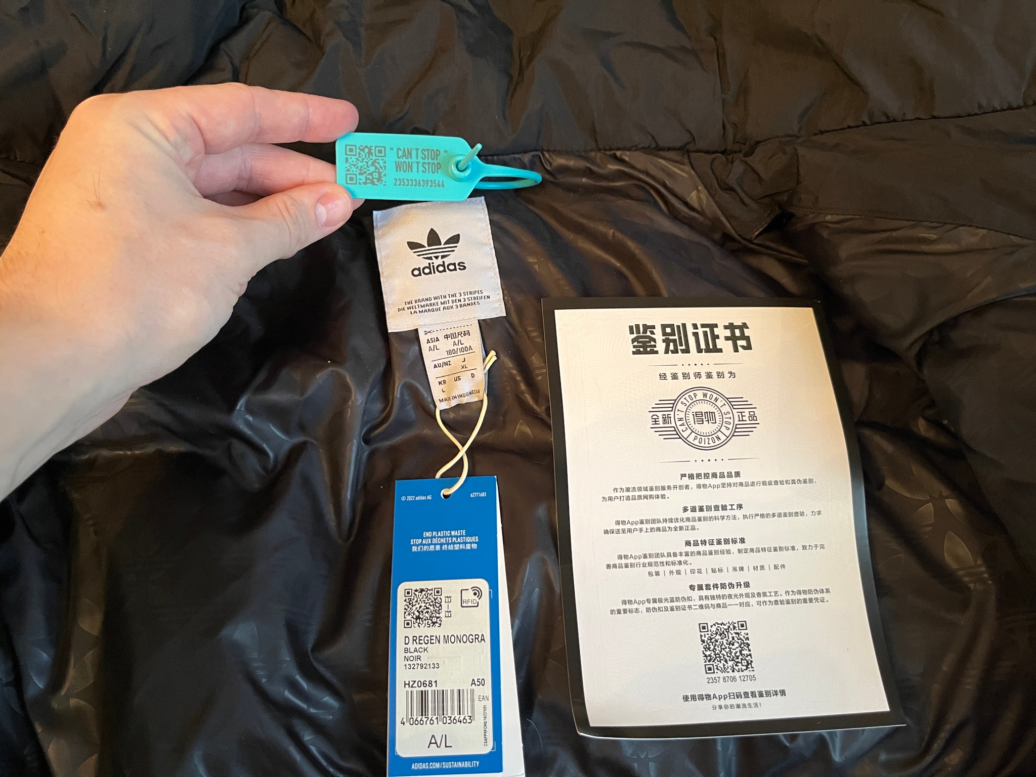 Adidas Пуховик Adidas Originals Down Regen Monogram, миниатюра 16