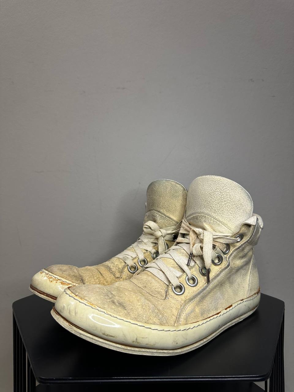A1923 A Diciannoveventitre  Reverse Calfskin Shoes, миниатюра 3
