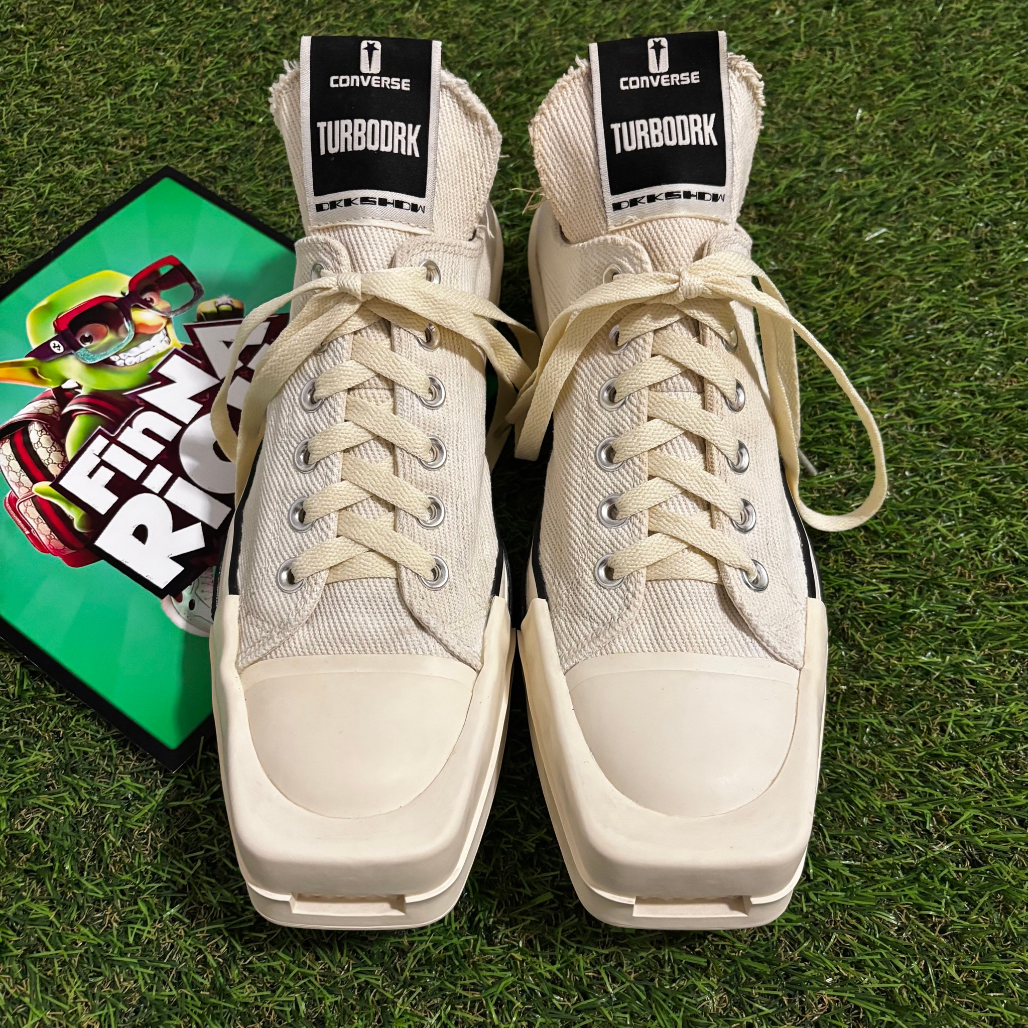 Rick Owens x Converse DRKSHDW TURBODRK «Lily White», миниатюра 1