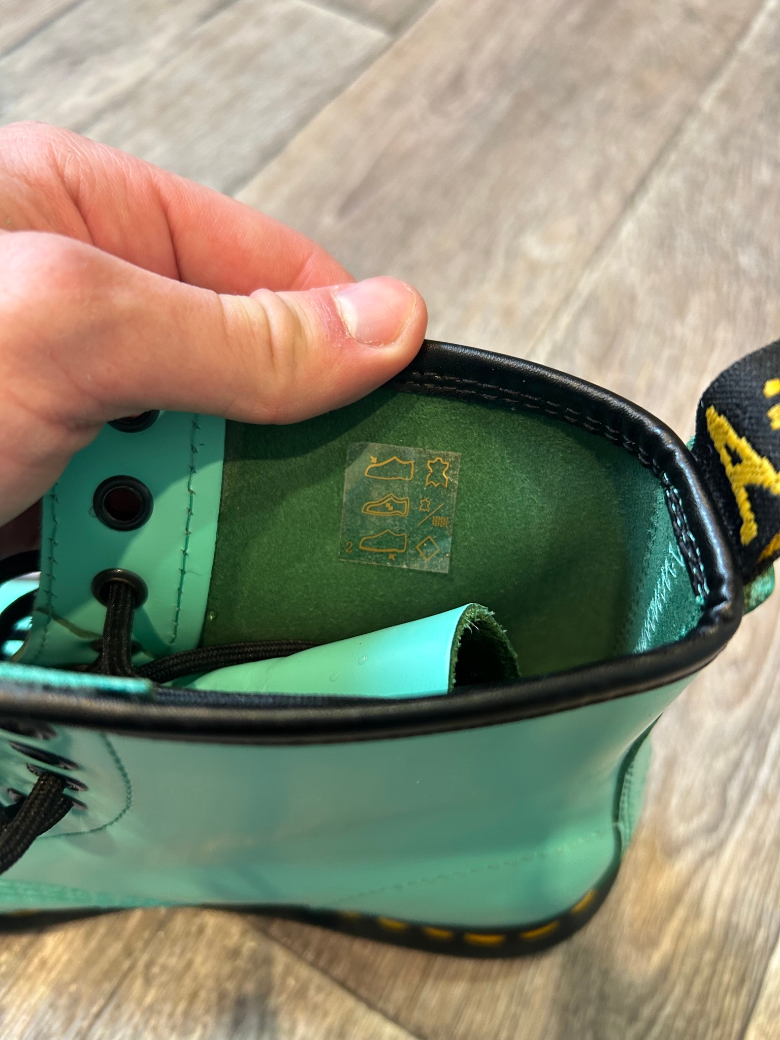 Dr. Martens 1460 Smooth Leather Peppermint Green, миниатюра 3