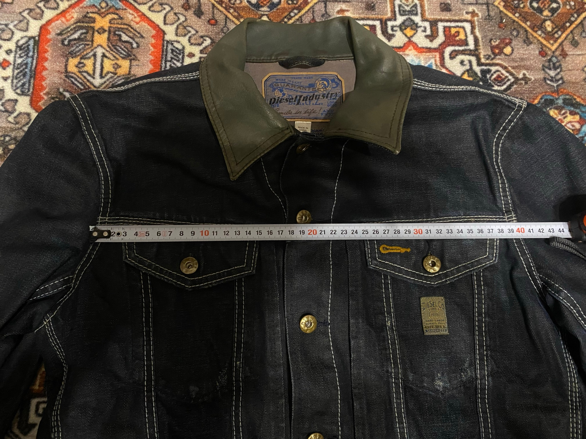 Diesel Leather Collar Jacket, миниатюра 9