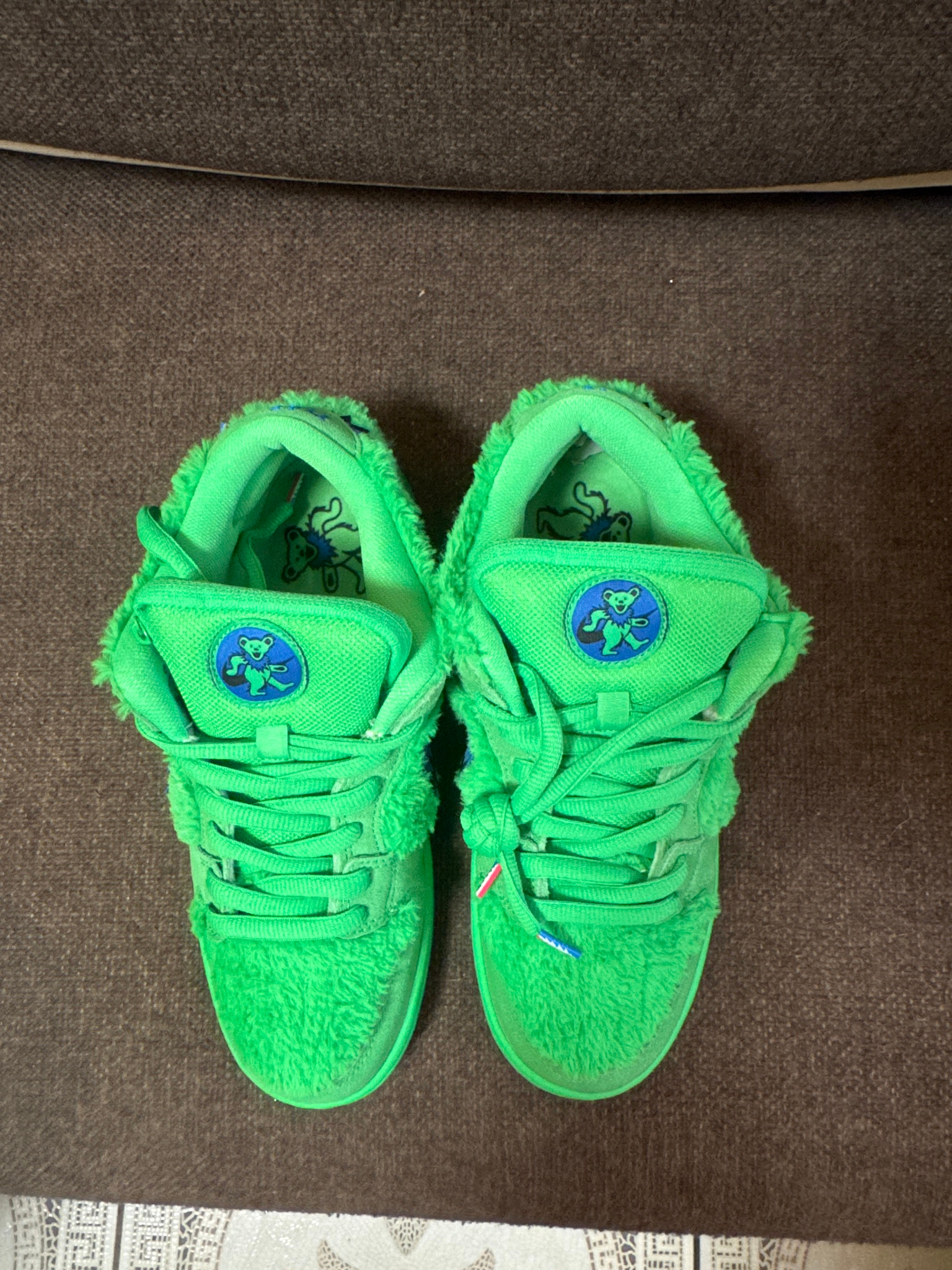 Nike x Grateful Dead SB Dunk Low Beras Green, миниатюра 3