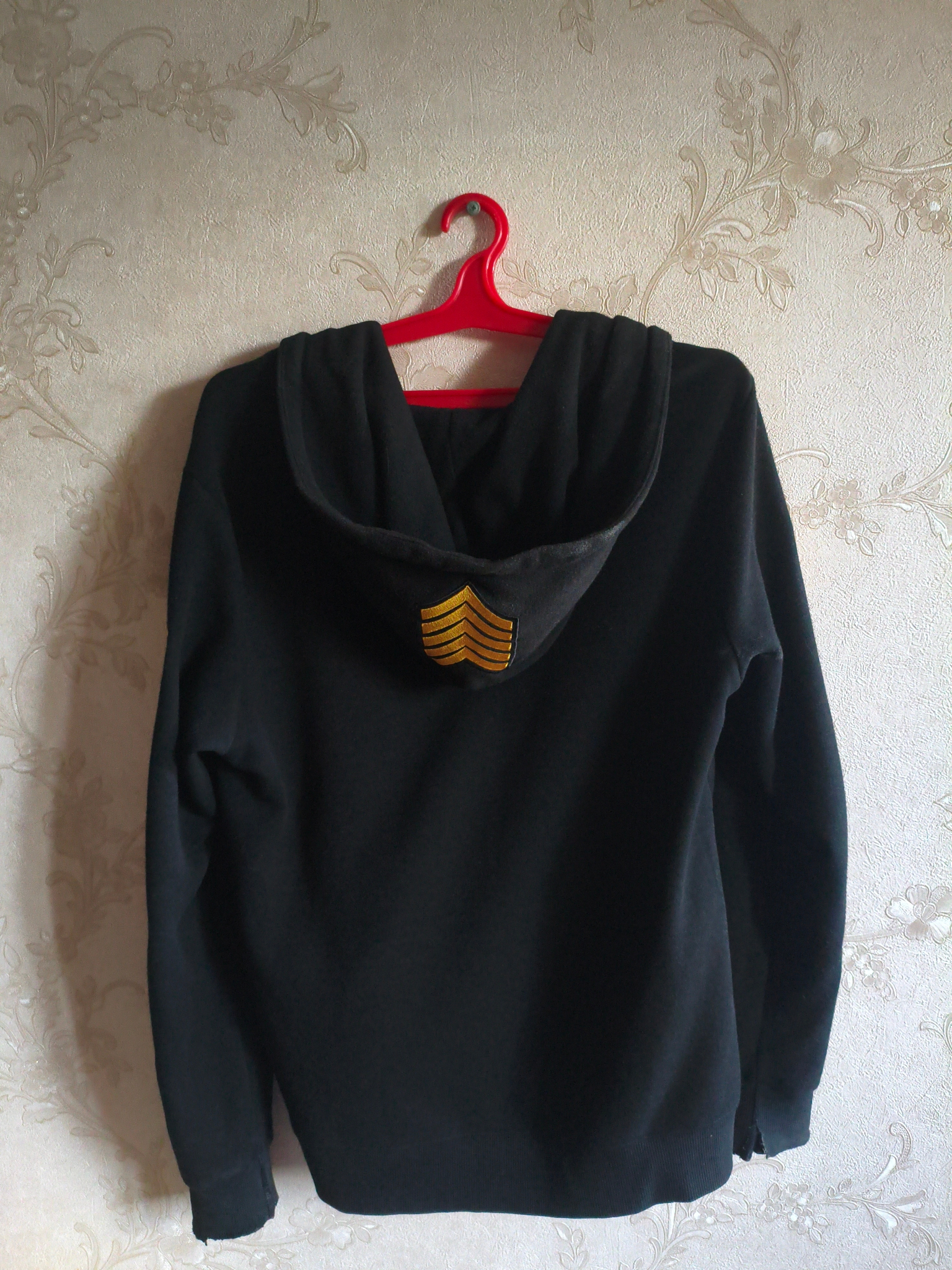 mastermind JAPAN Black OG Embroidery-Ish Zip-Up Hoodie, миниатюра 2