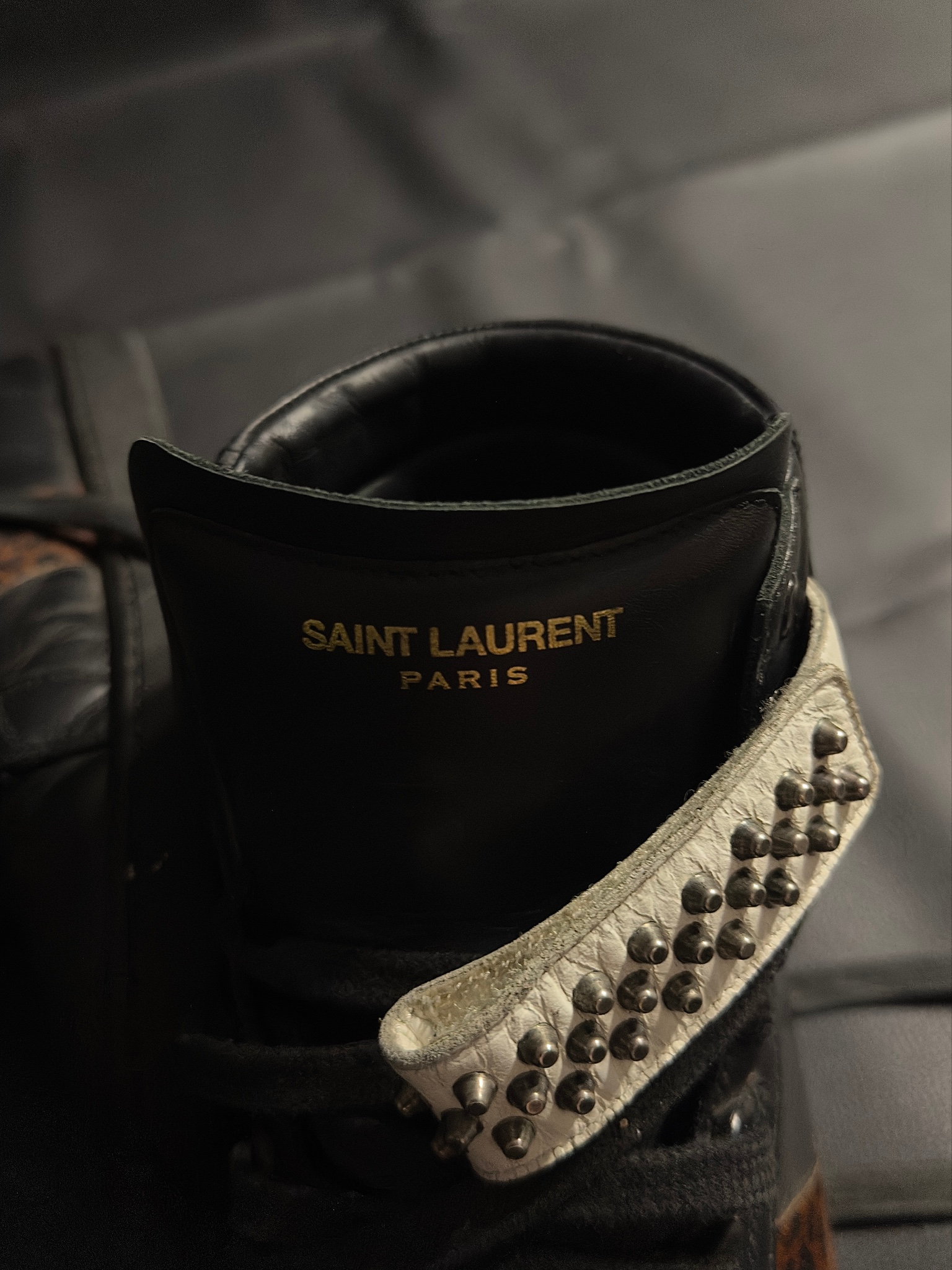 Saint laurent  Кеды Saint laurent by Hedi slimane, миниатюра 3