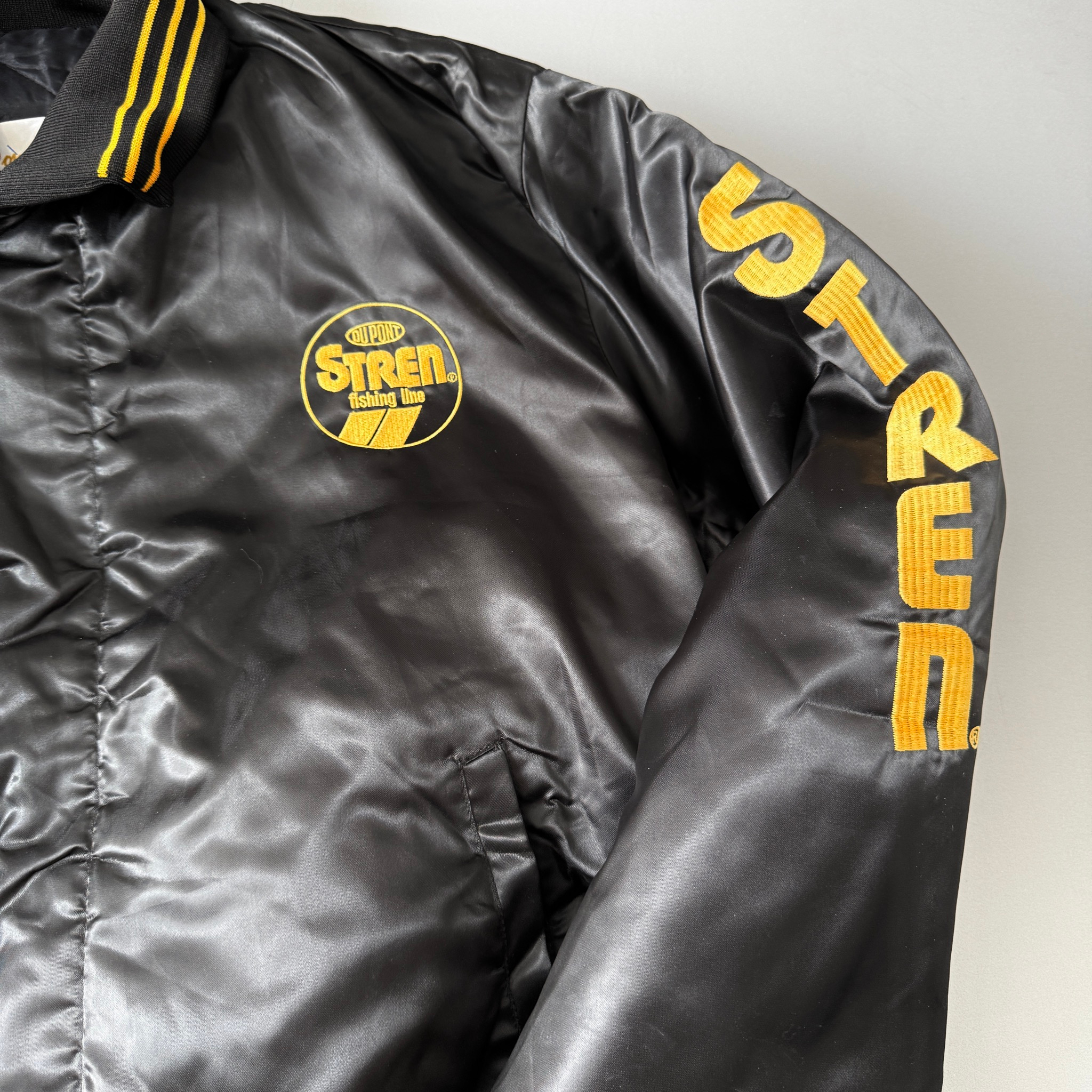 Don Jac DVB 1990s vtg stren varsity bomber jacket, миниатюра 4