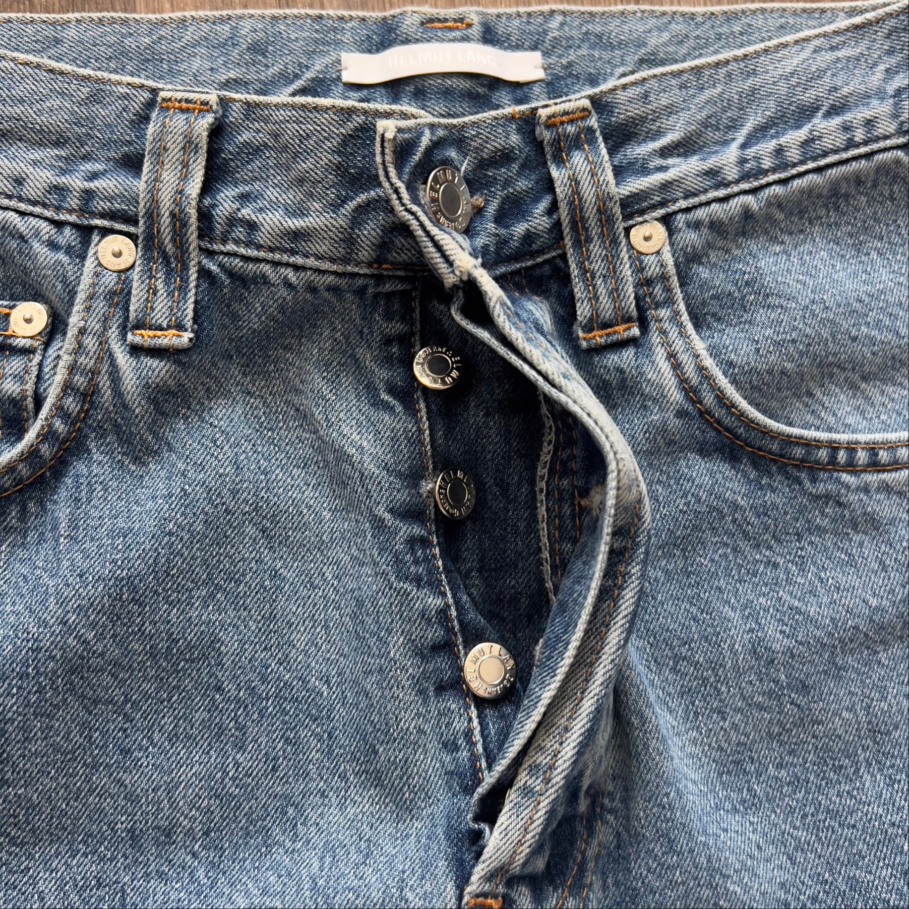 Helmut Lang Straight Classic High Rise jeans, миниатюра 5