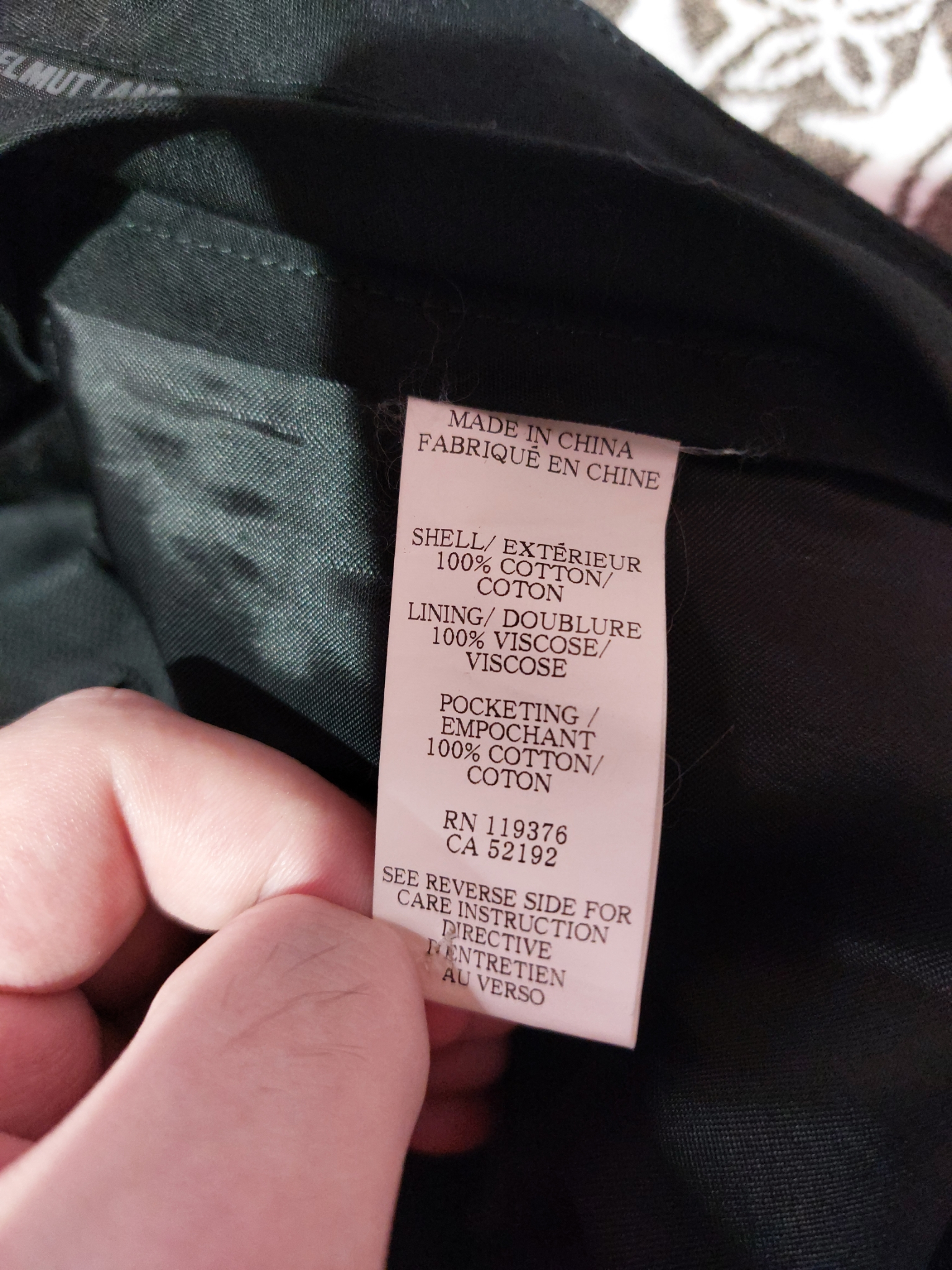 Helmut Lang dress chino, миниатюра 5
