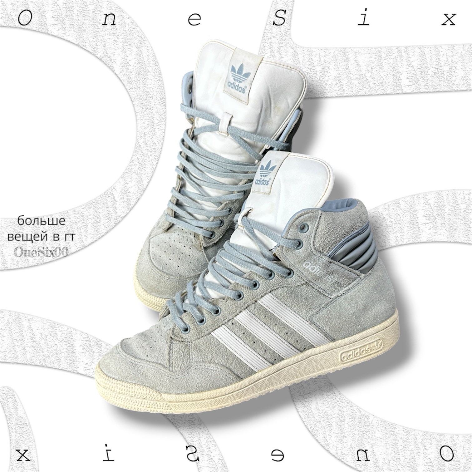 Adidas Vintage high top not jeremy scott, миниатюра 2