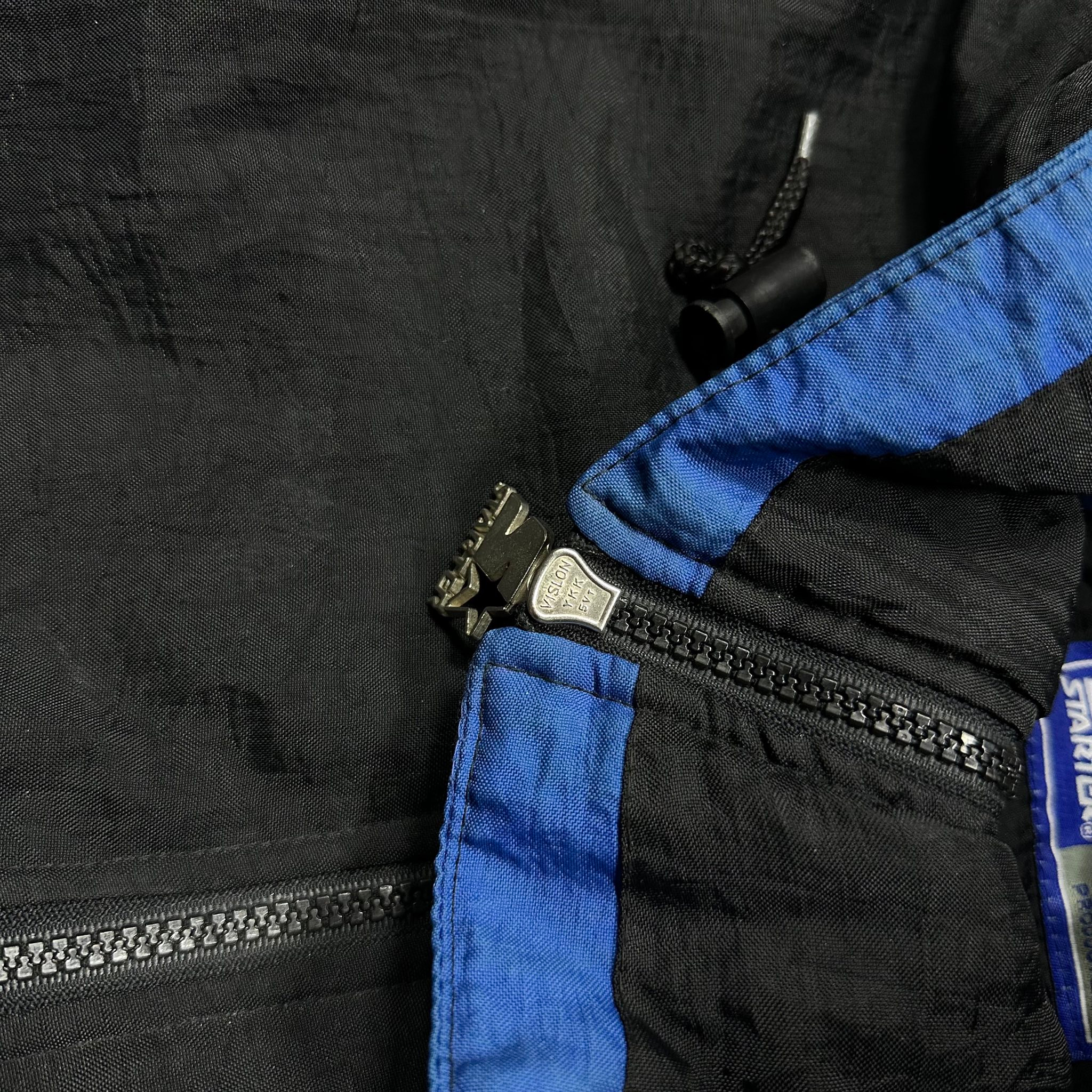 Starter Orlando Magic half zip windbreaker/puffer jacket 90s, миниатюра 12