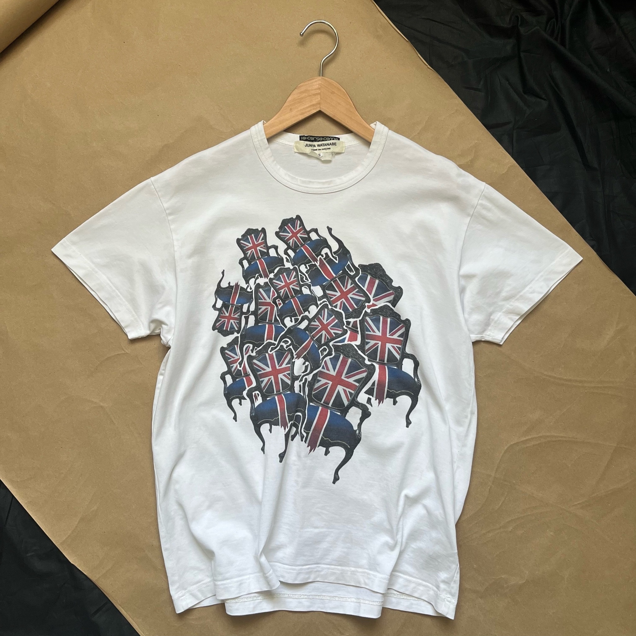 Junya Watanabe x CDG  AW17 Union Jack Tee, миниатюра 2