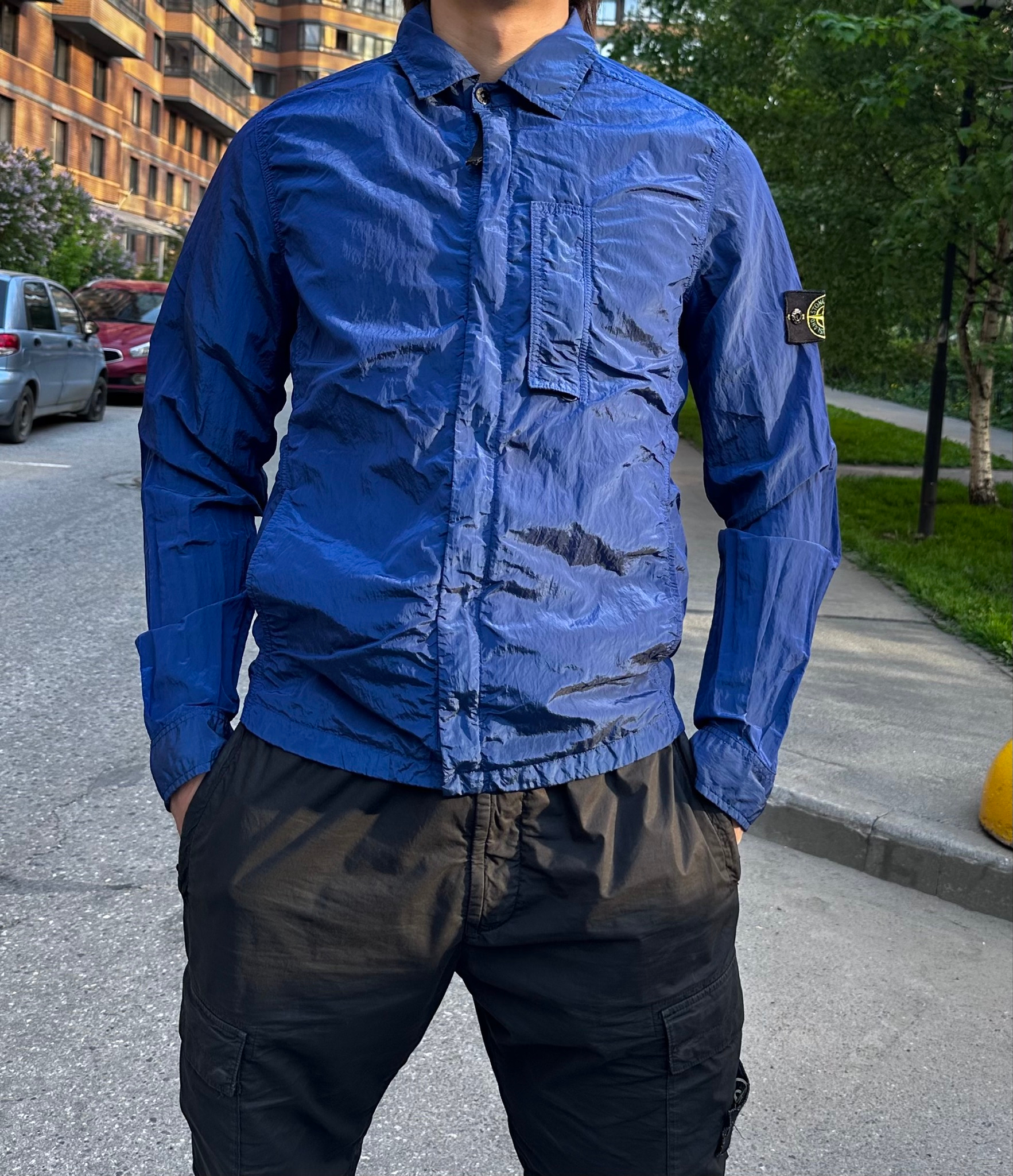 Stone Island Nylon metall Overshirt, миниатюра 3