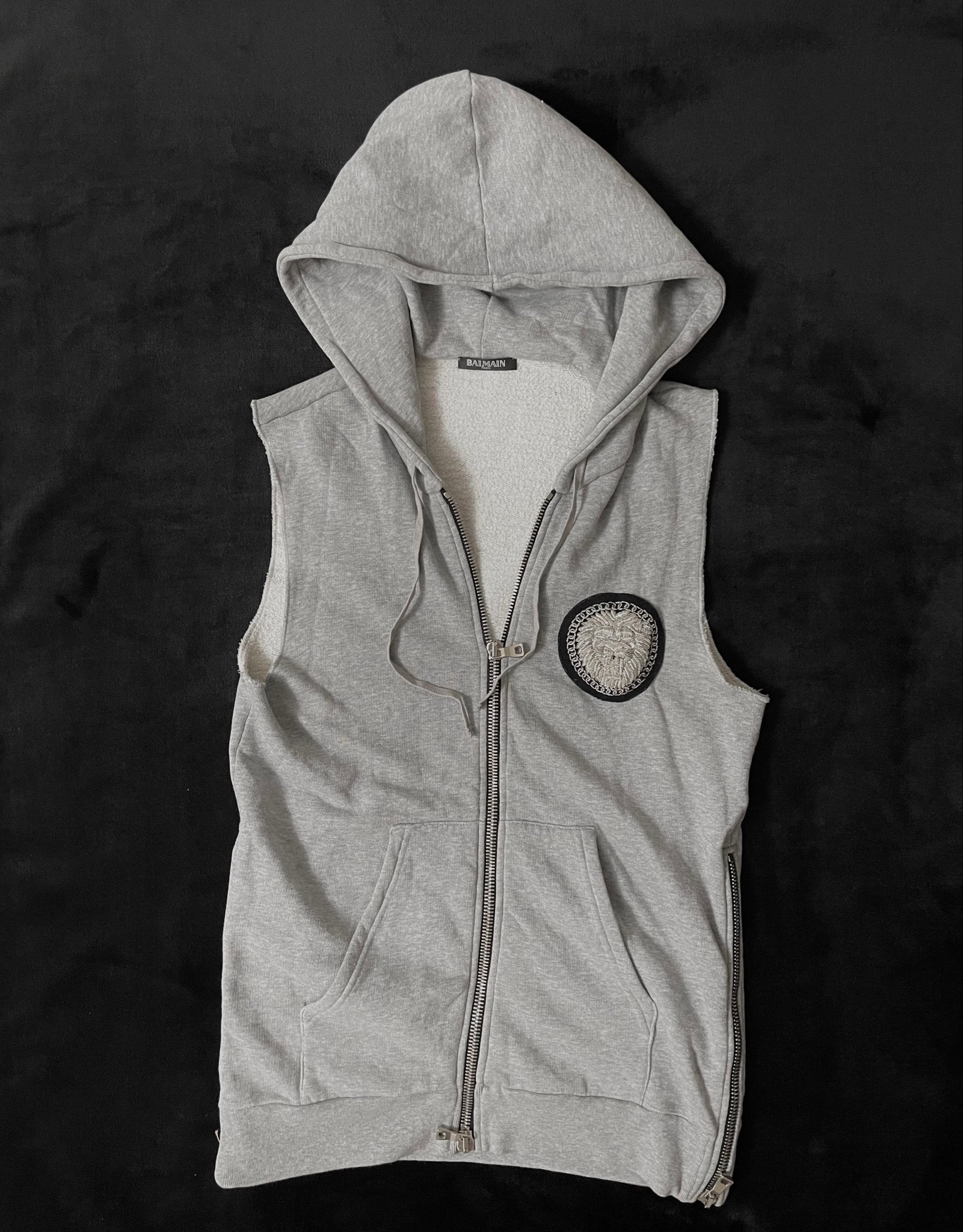 Balmain Sleeveless hoodie 2014, миниатюра 1