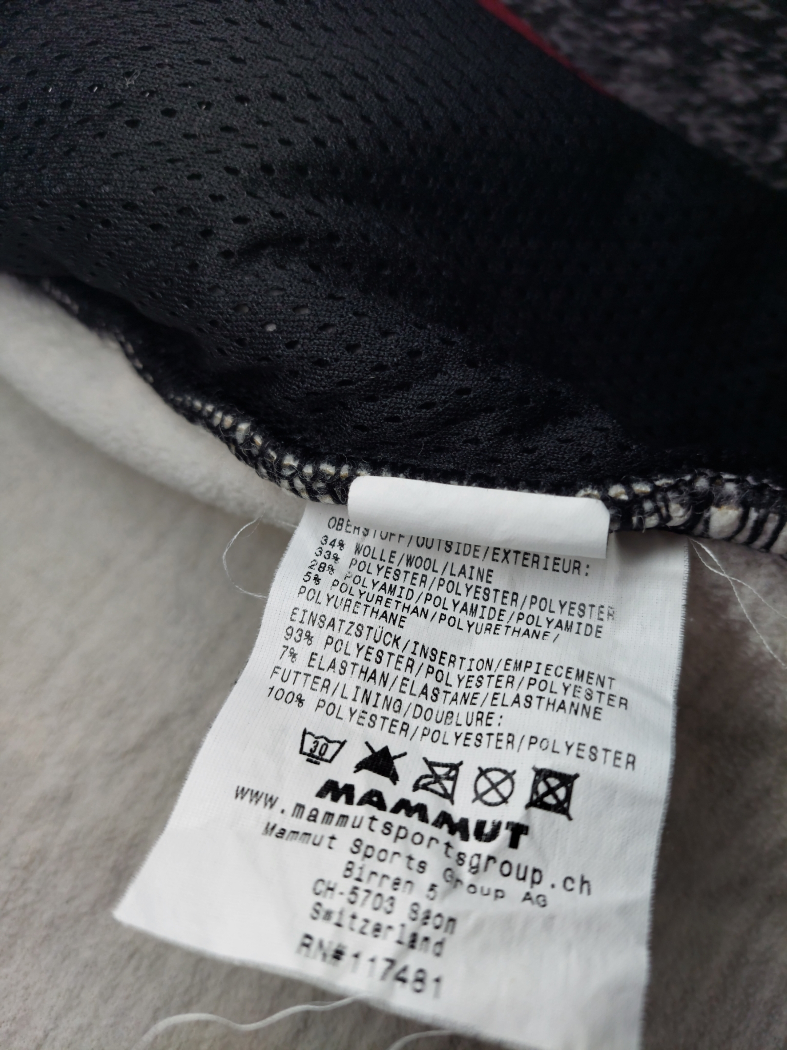 Mammut  Fleece wool jacket, миниатюра 3
