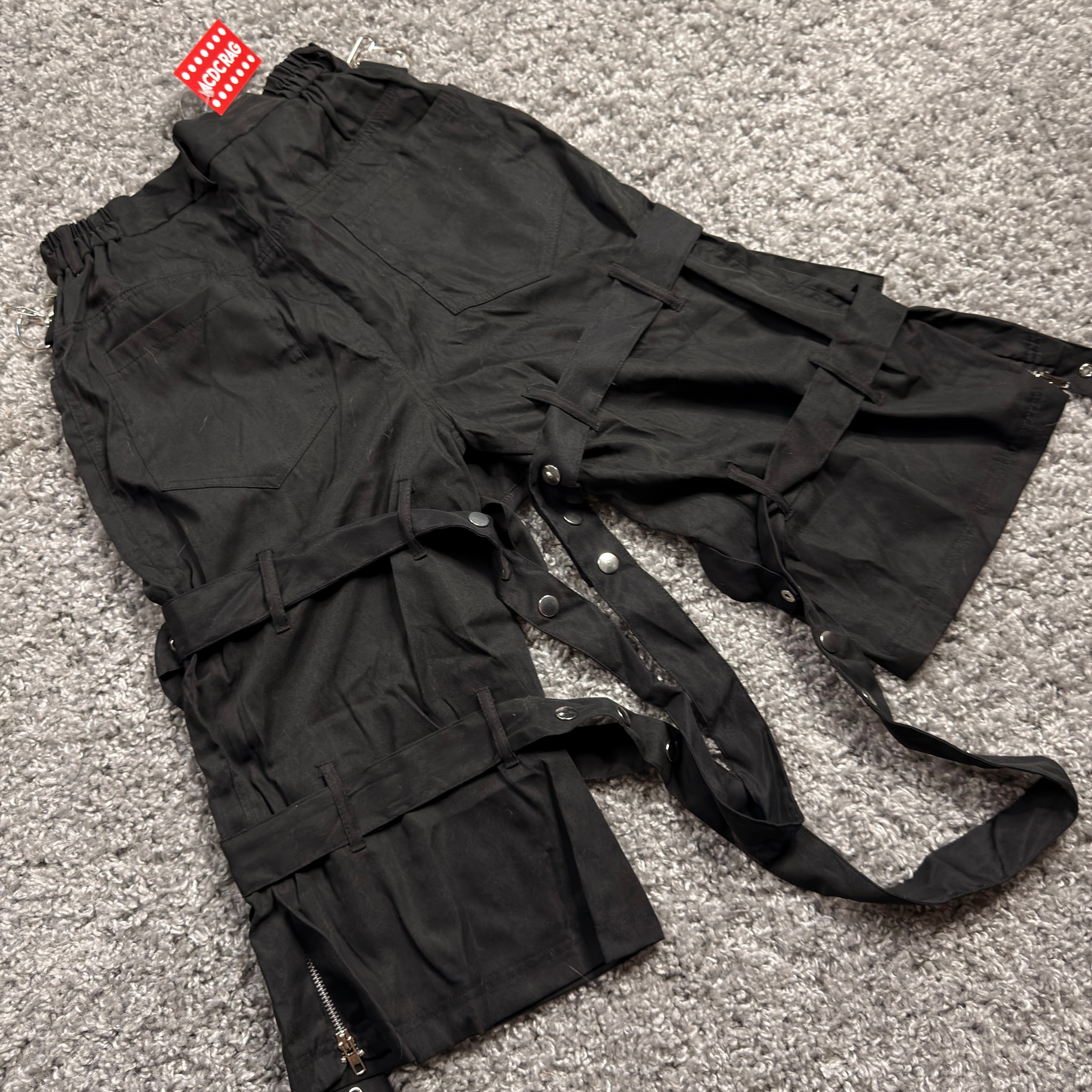 ACDC RAG SHORTENED BONDAGE PANTS, миниатюра 7