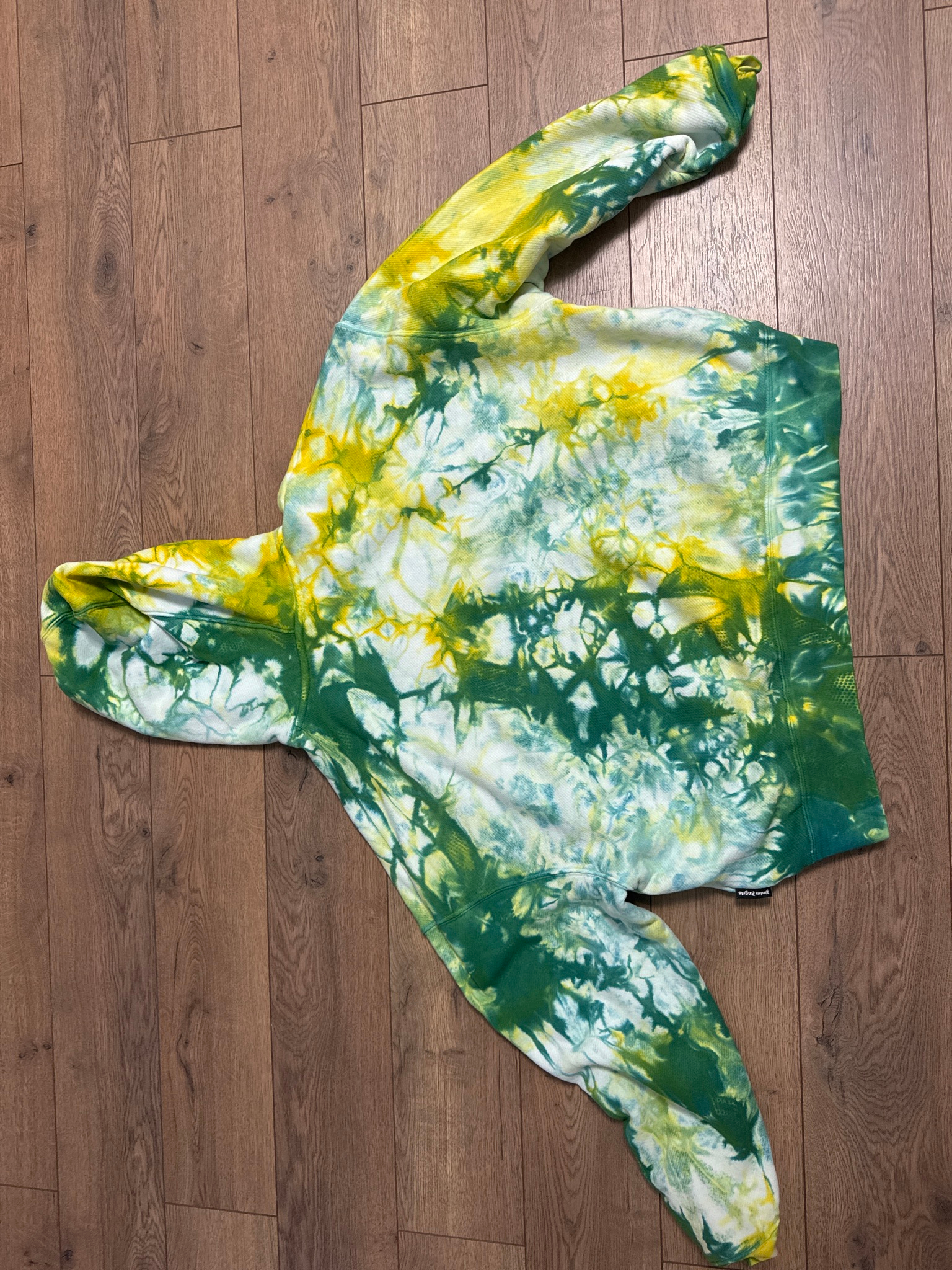 Palm Angels Tie Dye Burning Head Hoodie, миниатюра 2