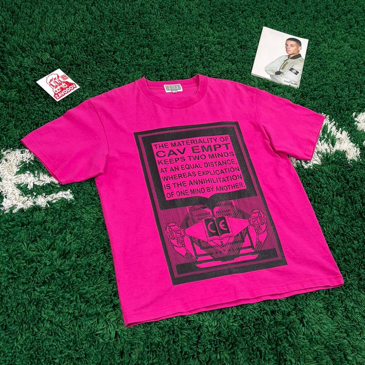 Cav Empt Logo T-Shirt Pink, миниатюра 2