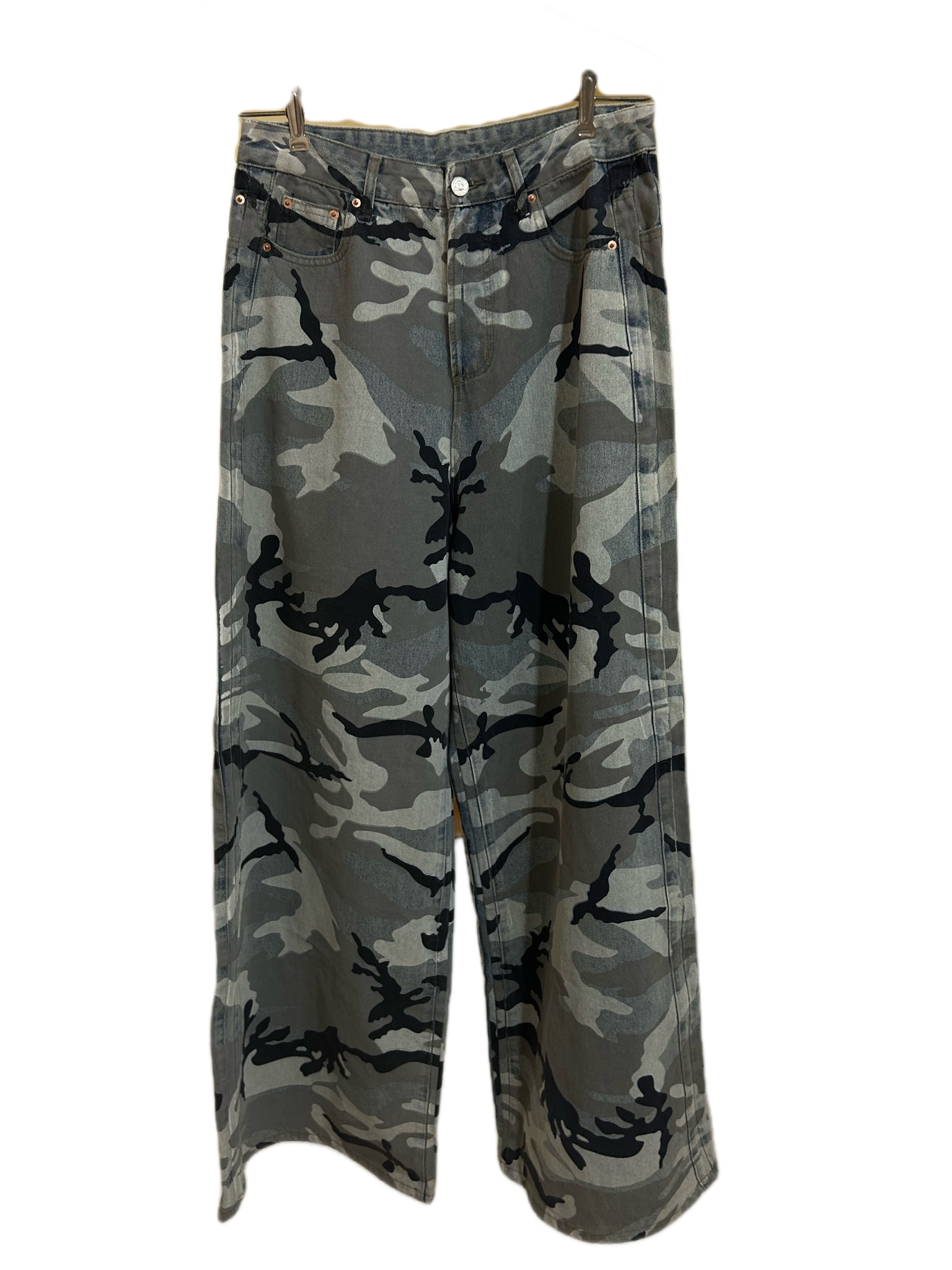 Vetements Gray camo jeans, миниатюра 1