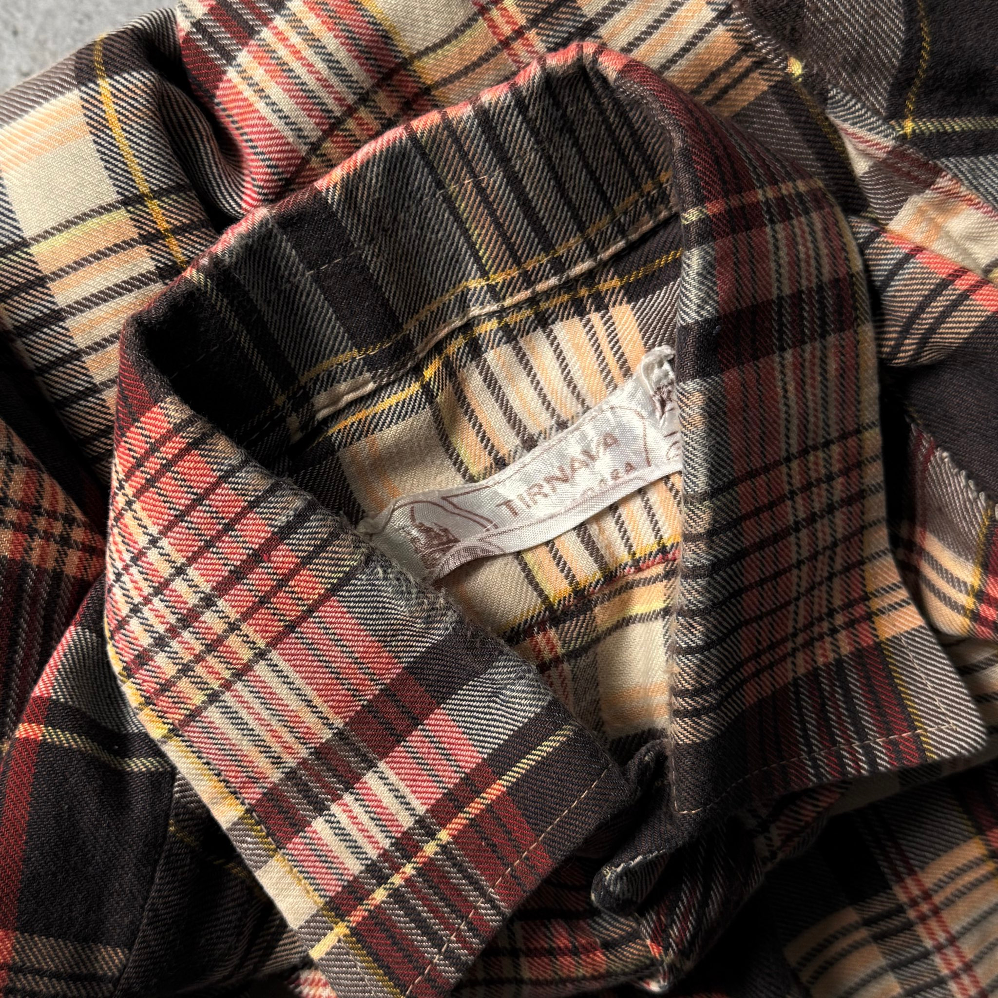 Tirnava 1970-80s Vintage Flannel Shirt, миниатюра 5