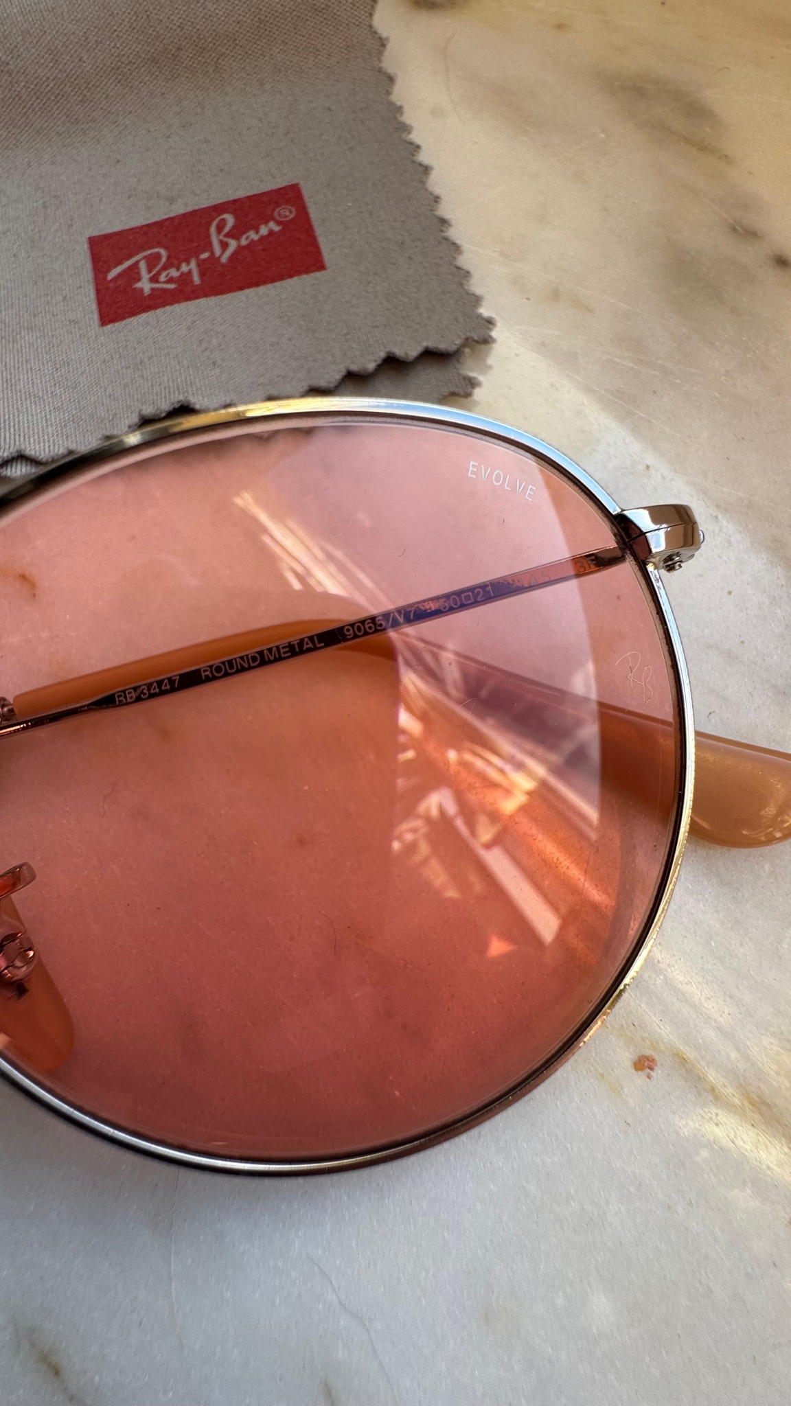 Ray-Ban RB3447 Round Metal Evolve, миниатюра 4