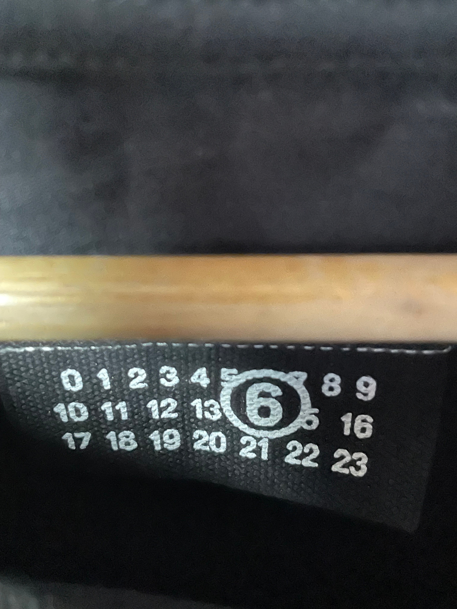 MM6 Maison Margiela Hacked Number Logo Appliqué T-Shirt, миниатюра 5