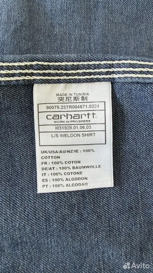 Carhartt WIP L/S Weldon Shirt, миниатюра 8