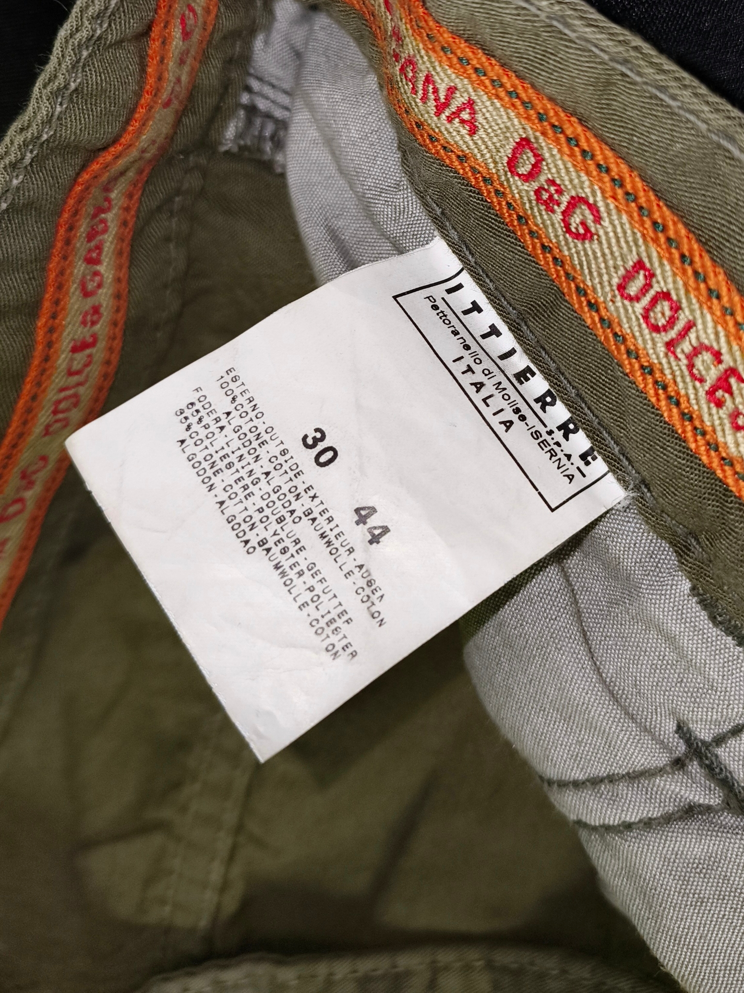 Dolce & Gabbana SS2006 Military pants, миниатюра 3