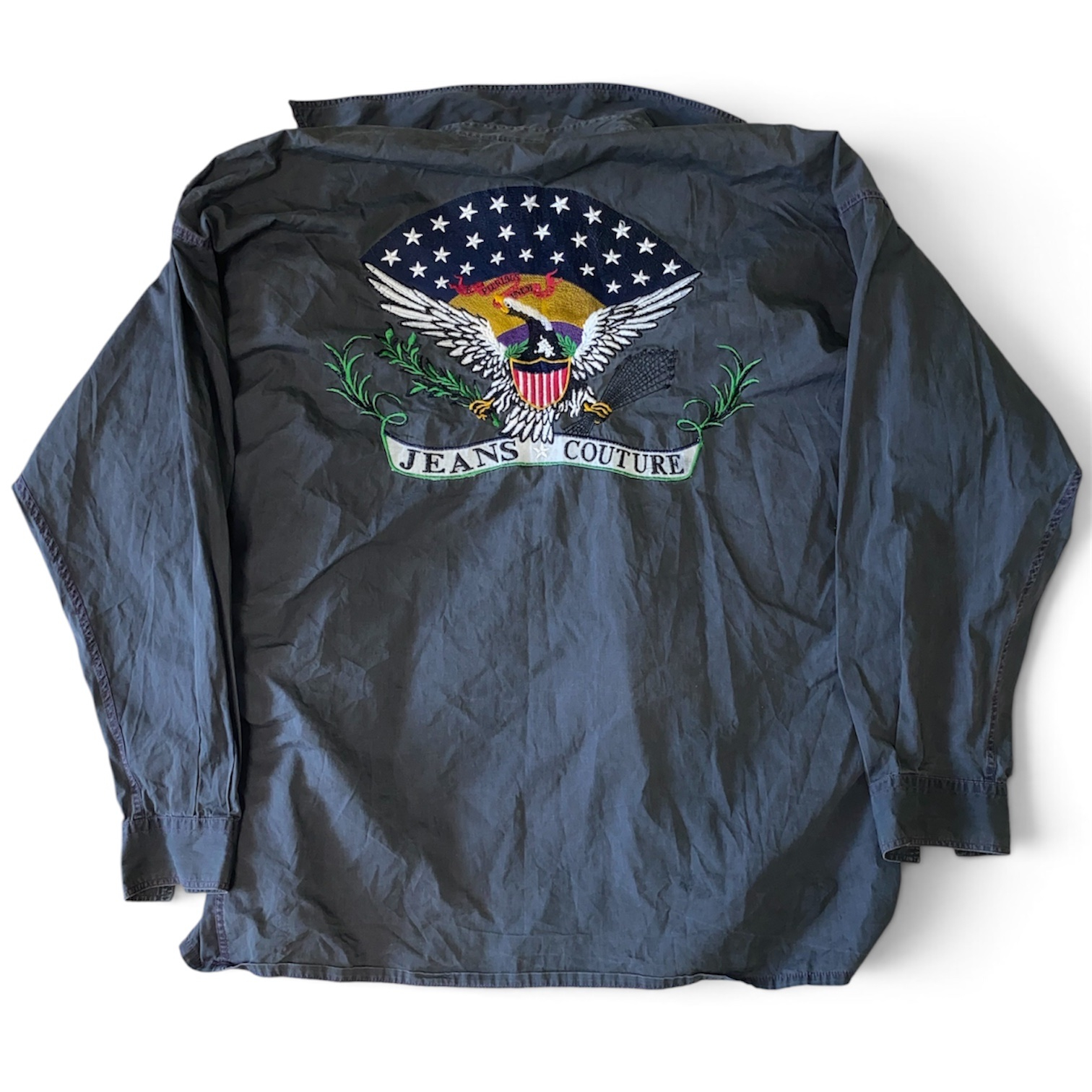 Versace Jeans Couture 90s USE Eagle flag shirt, миниатюра 1