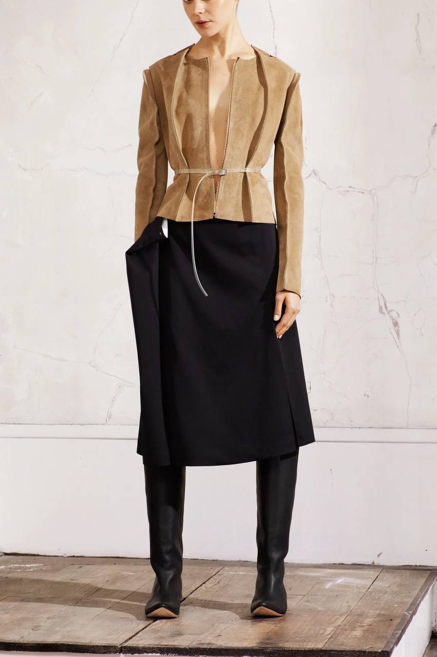Maison margiela x HM Suede deconstructed jacket, миниатюра 6