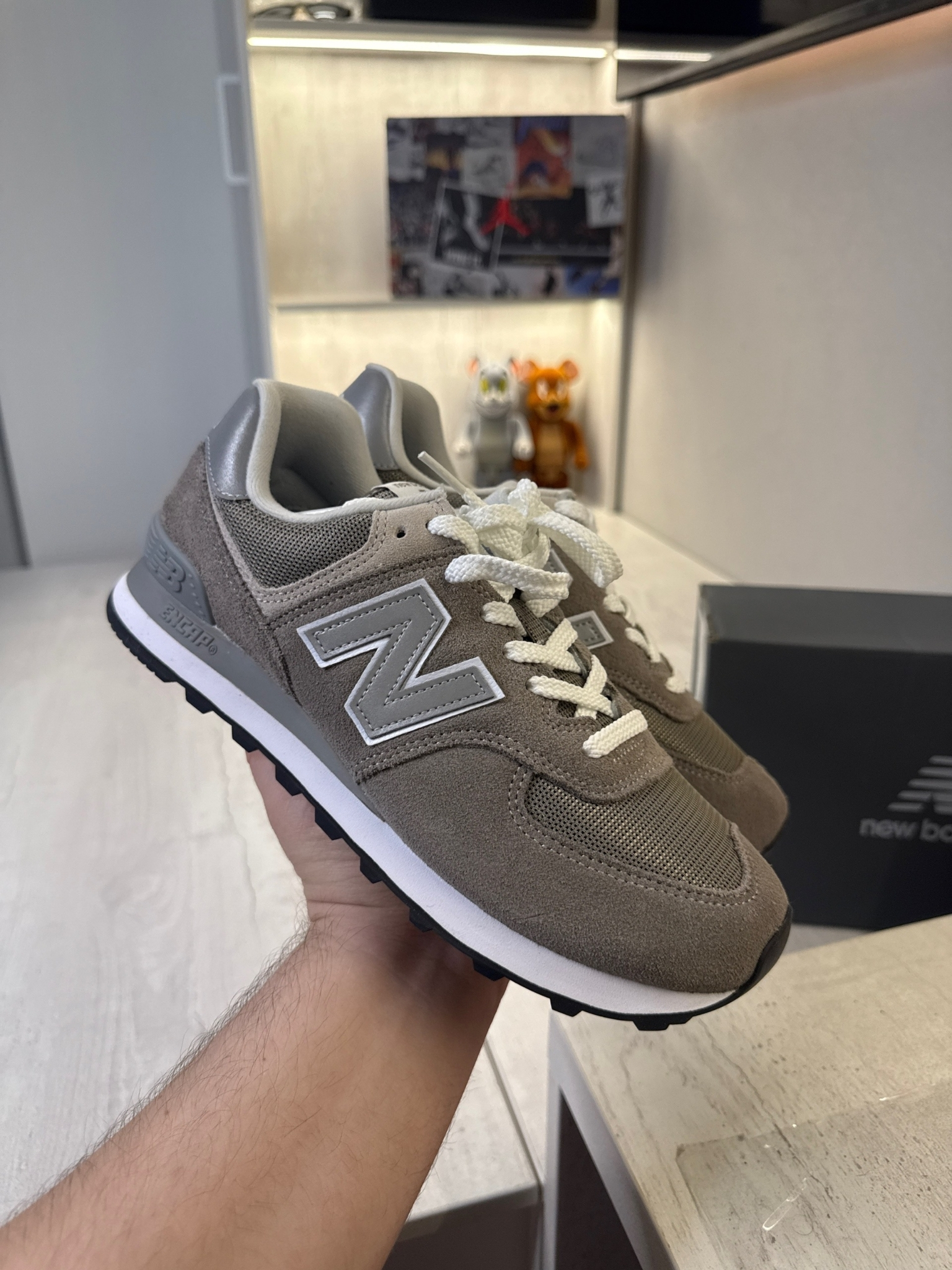New Balance 574 Medium Gray, миниатюра 6