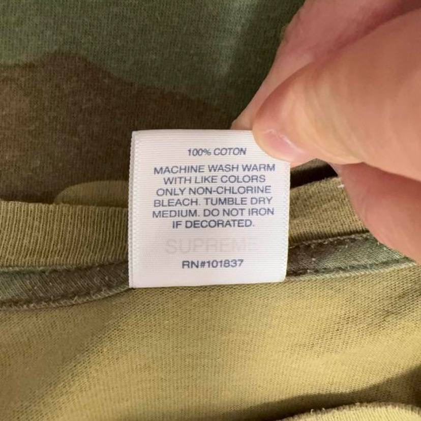 Supreme SS19 Original Sin Tee Woodland Camo, миниатюра 4