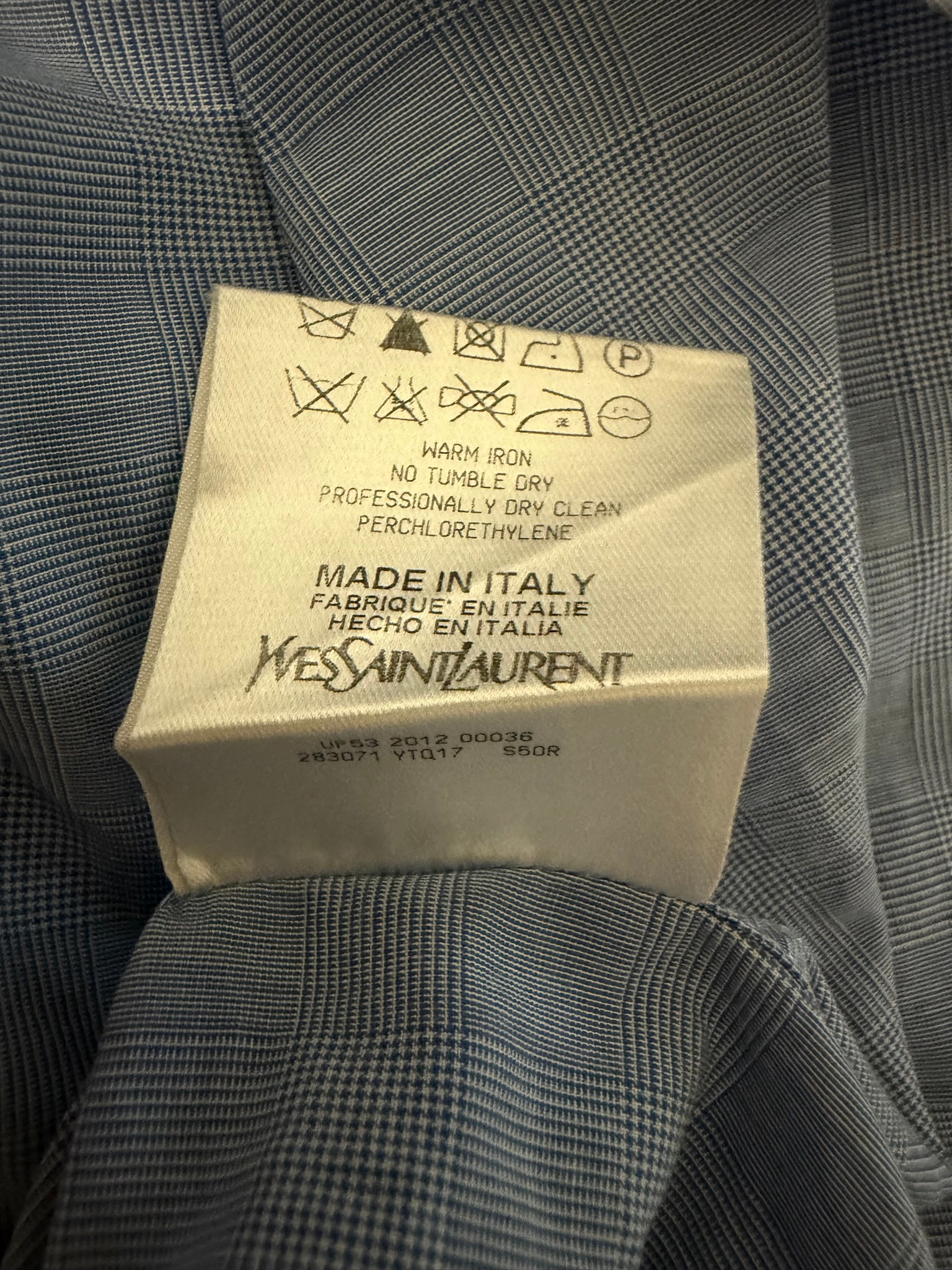 Yves Saint Laurent Рубашка Yves Saint Laurent оригинал, миниатюра 7