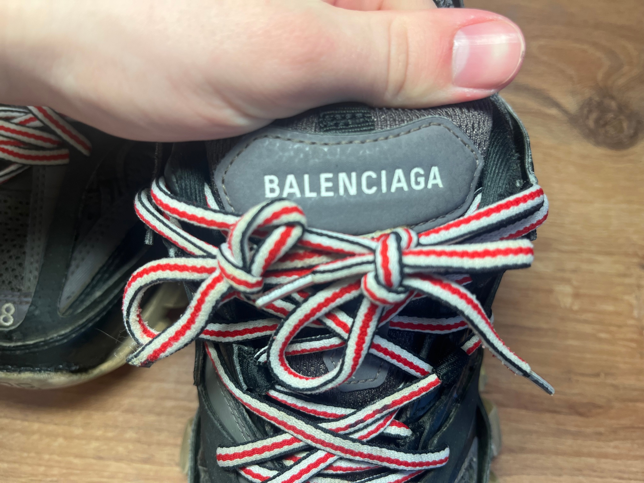 Balenciaga  Track 1 Trainer Black Red, миниатюра 6