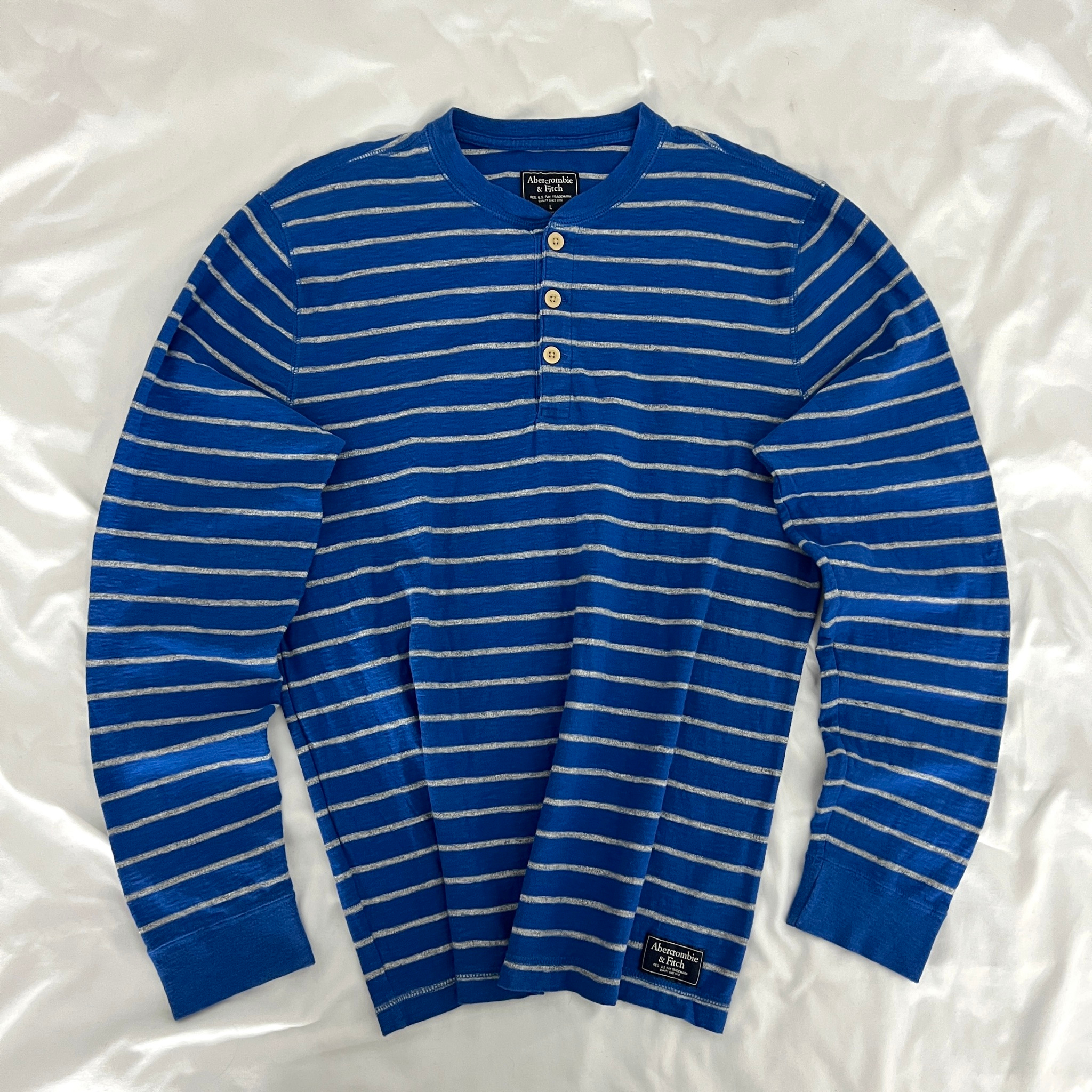 Abercrombie & Fitch Хенли лонгслив, миниатюра 1