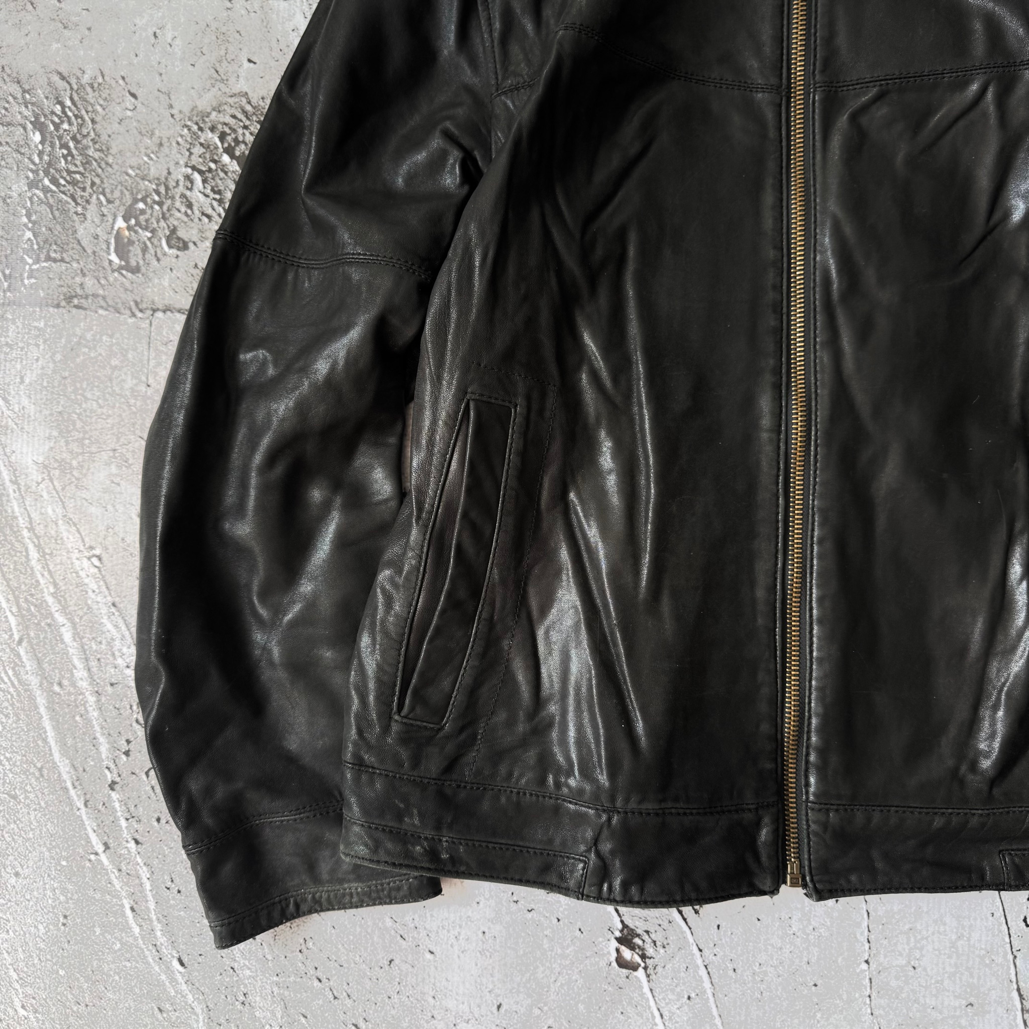Marc New York / Andrew Marc 2000s Vintage Leather Jacket, миниатюра 2