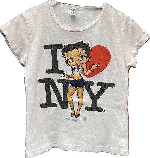 Betty Boop & I❤️NY Футболка, миниатюра 1