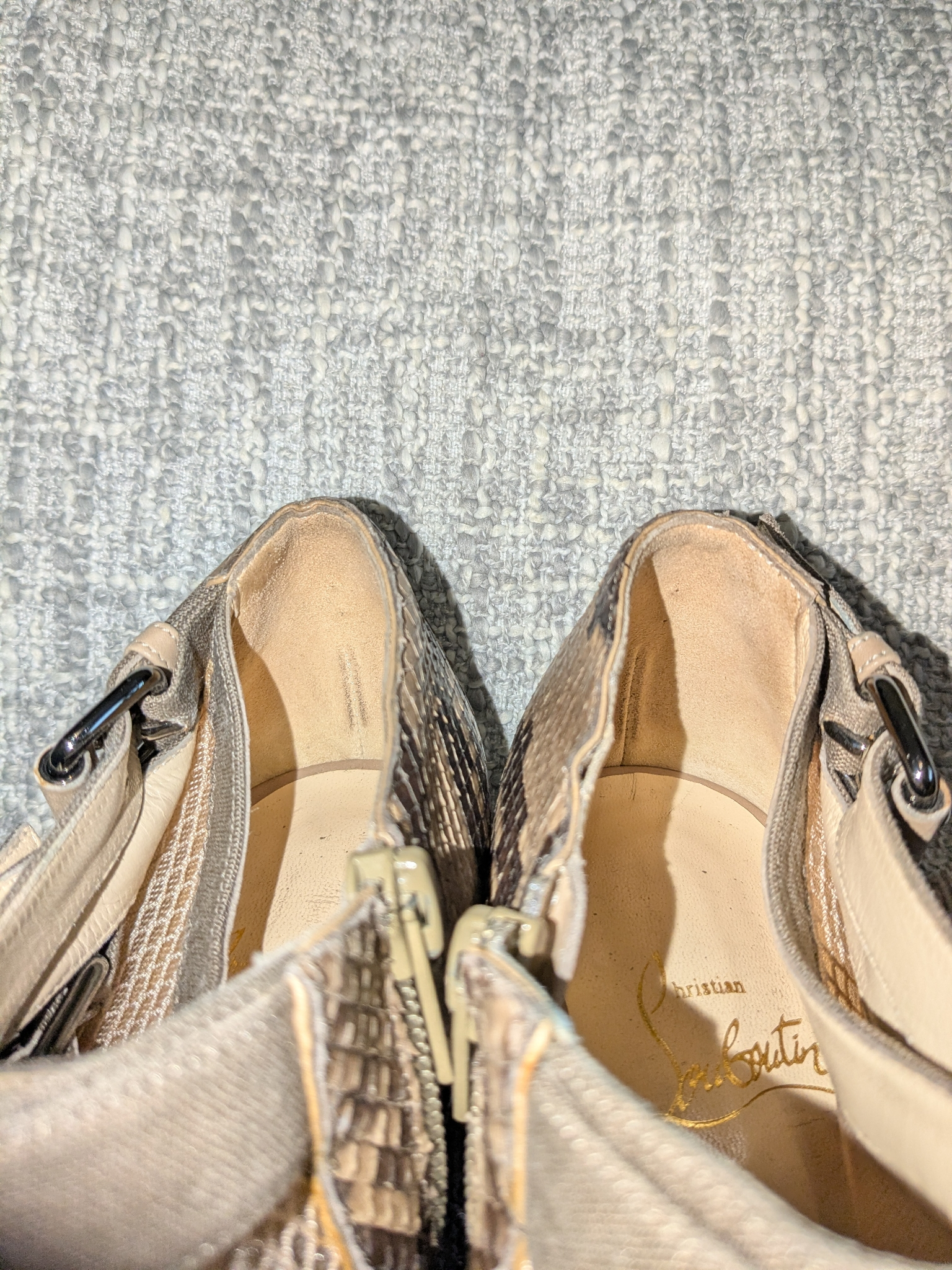 Christian Louboutin Mad Marta python, миниатюра 3