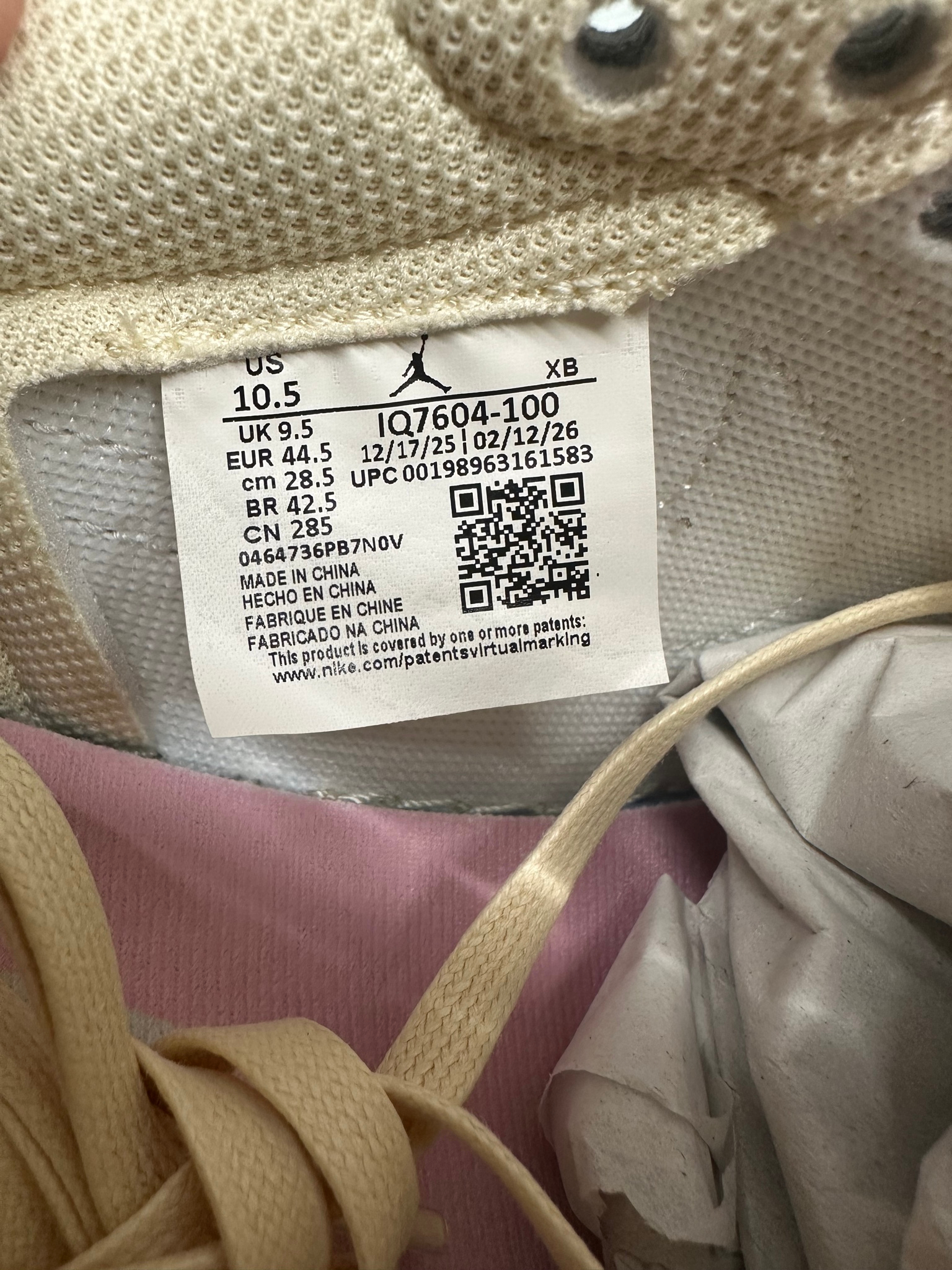 Air Jordan x Travis Scott 1 Low Shy Pink, миниатюра 9