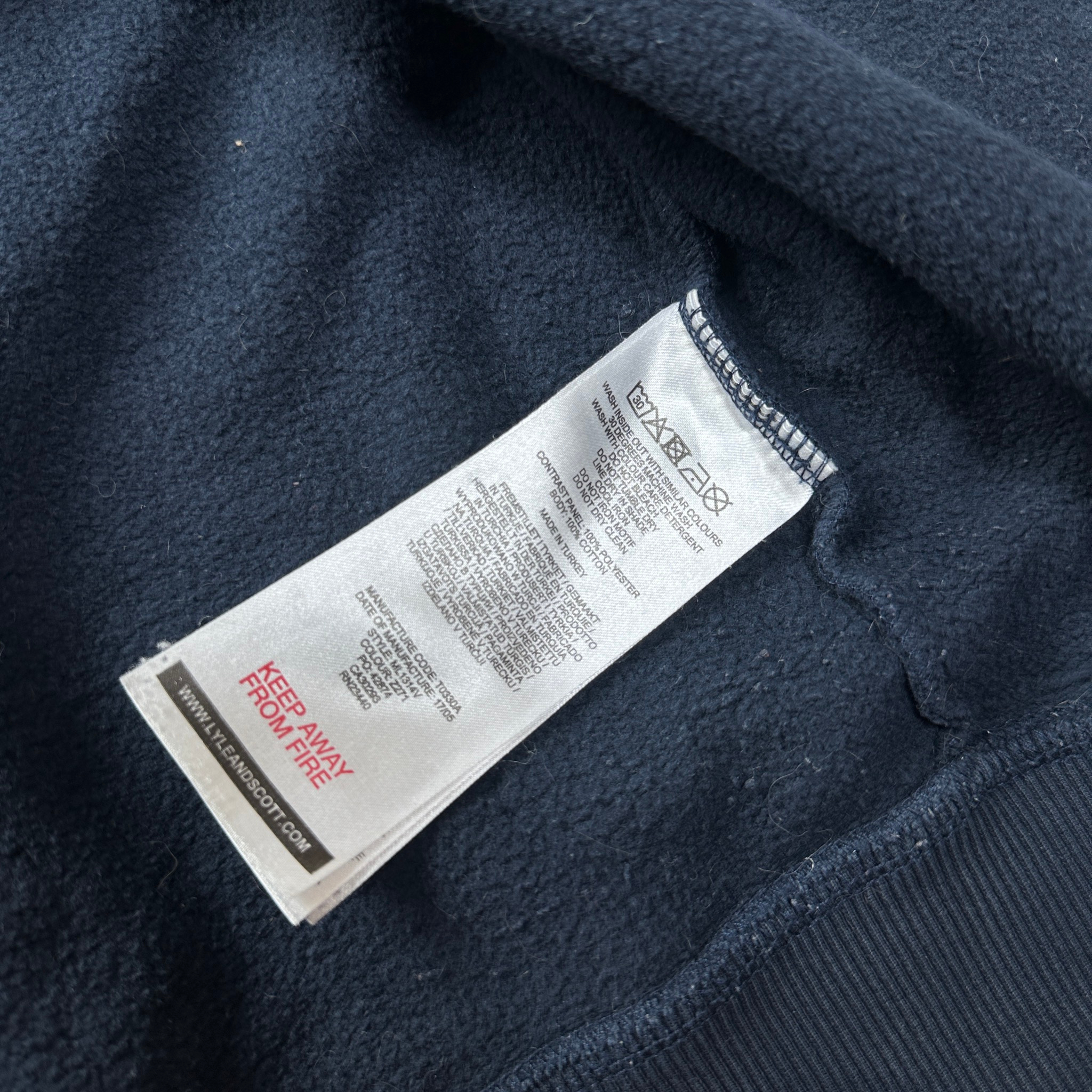 Lyle & Scott Softshell x cotton zip up, миниатюра 6