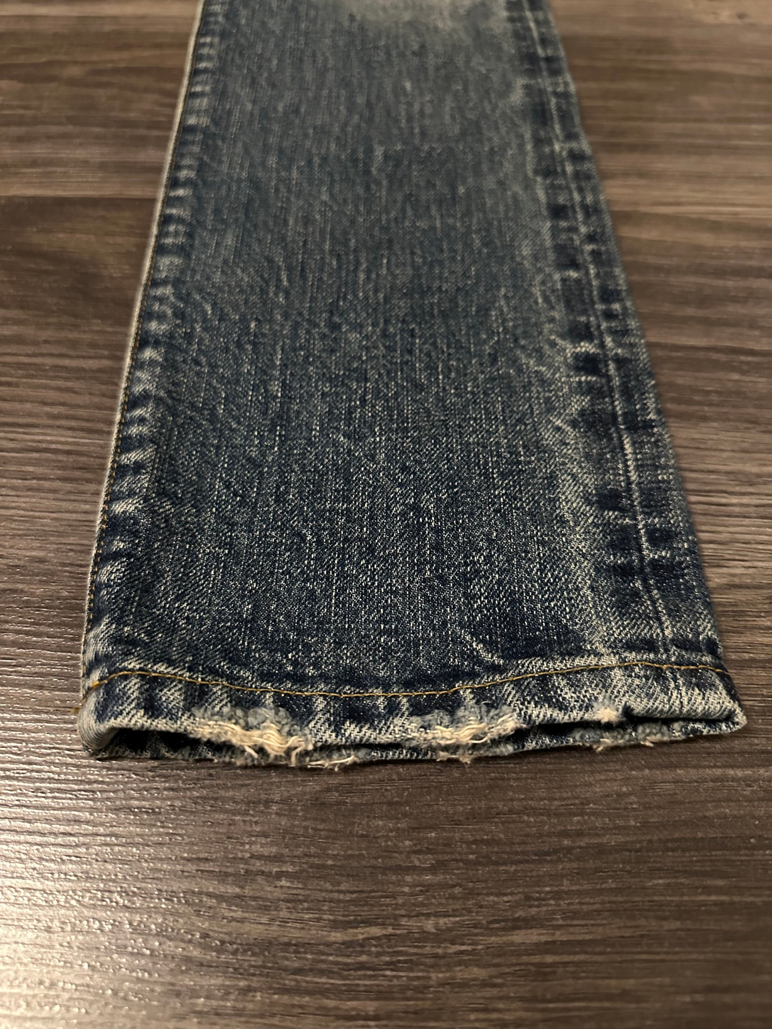 SAINT LAURENT PARIS DO2 SS16 DISTRESSED DENIM JEANS BY HEDI SLIMANE, миниатюра 7