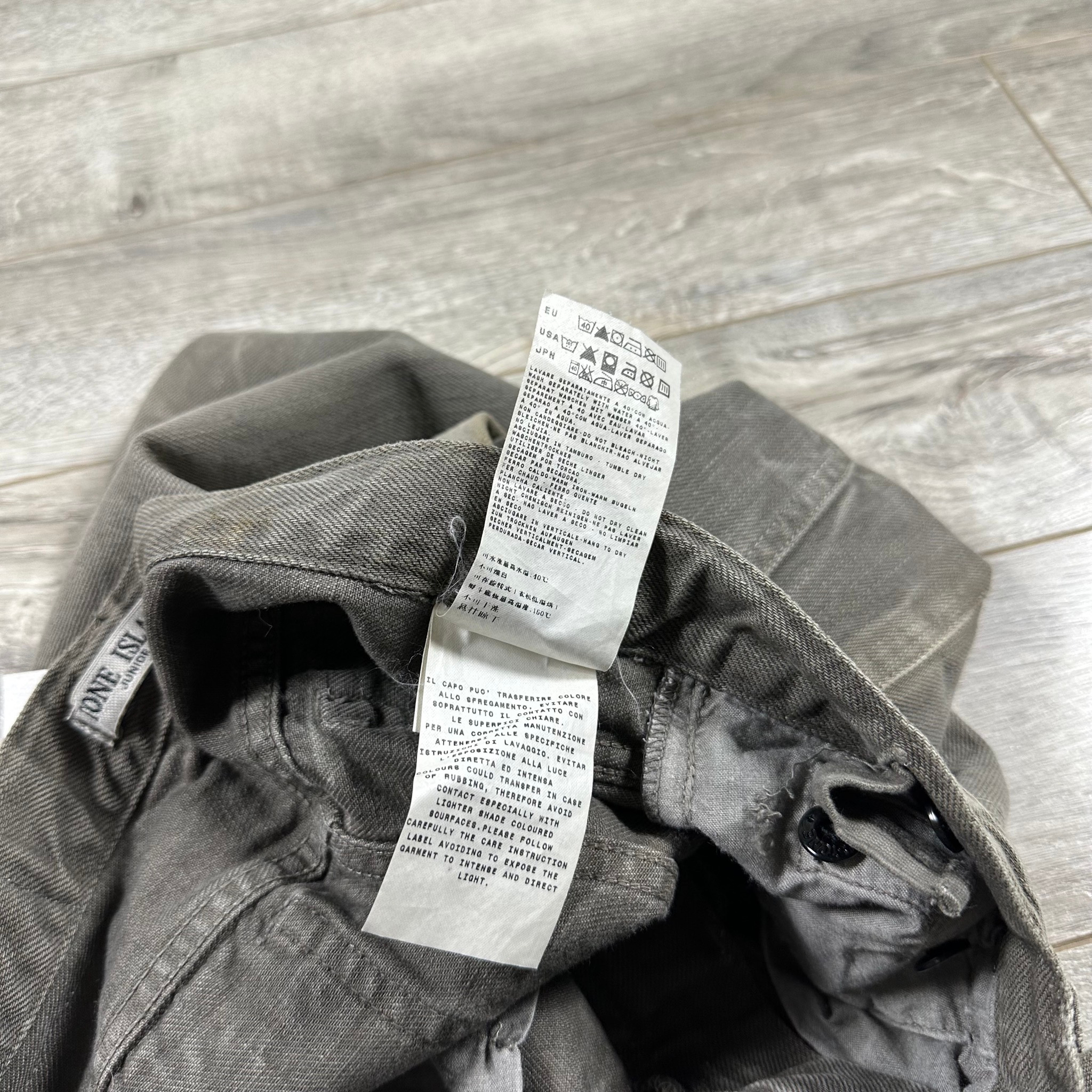 Stone Island Slim Junior Jeans, миниатюра 10