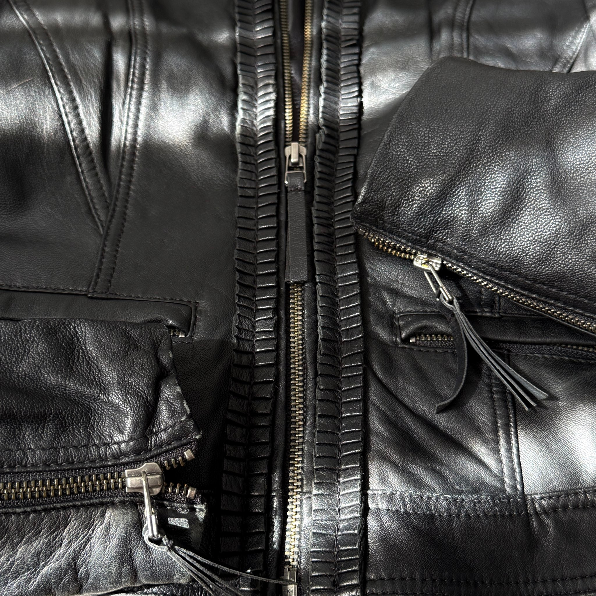 M.A.P.P 2000s Vintage Lulu Leather Bella Hadid Jacket, миниатюра 4