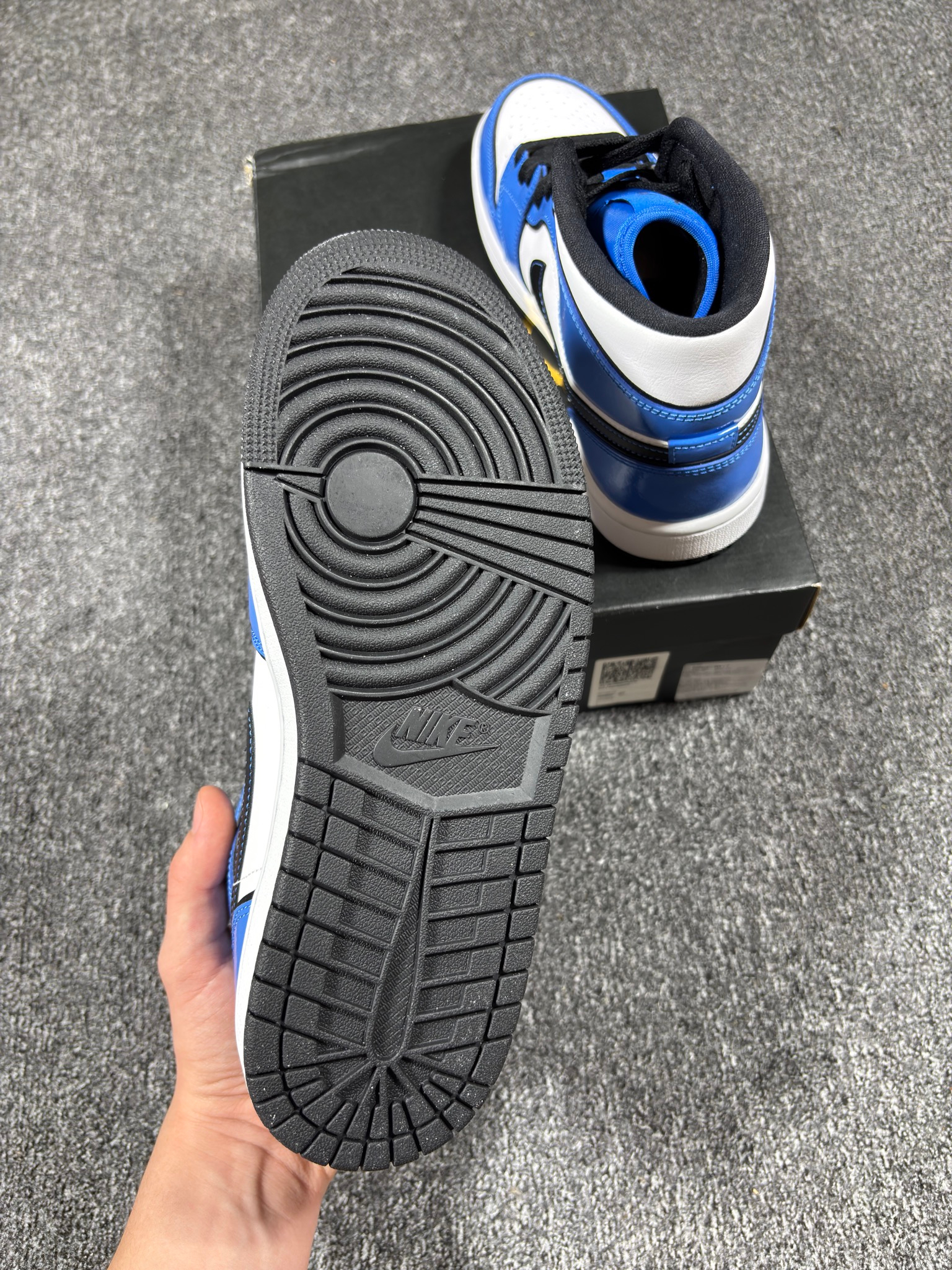 Nike Air Jordan 1 Mid “Signal Blue”, миниатюра 4