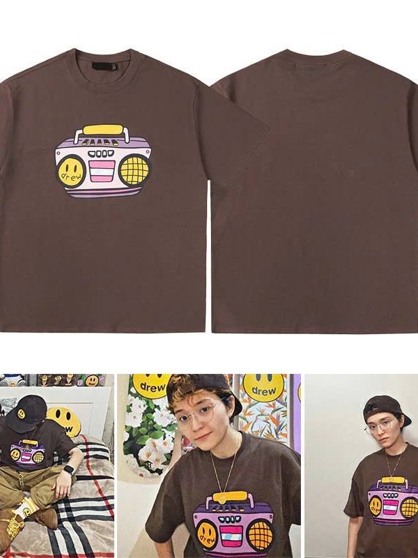 Drew House Boombox SS Chocolate Garment, миниатюра 10