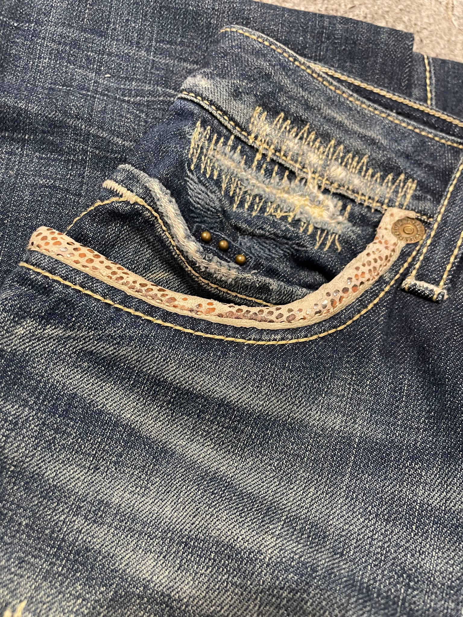 Robin’s jean LEATHER FLAP OG, миниатюра 5