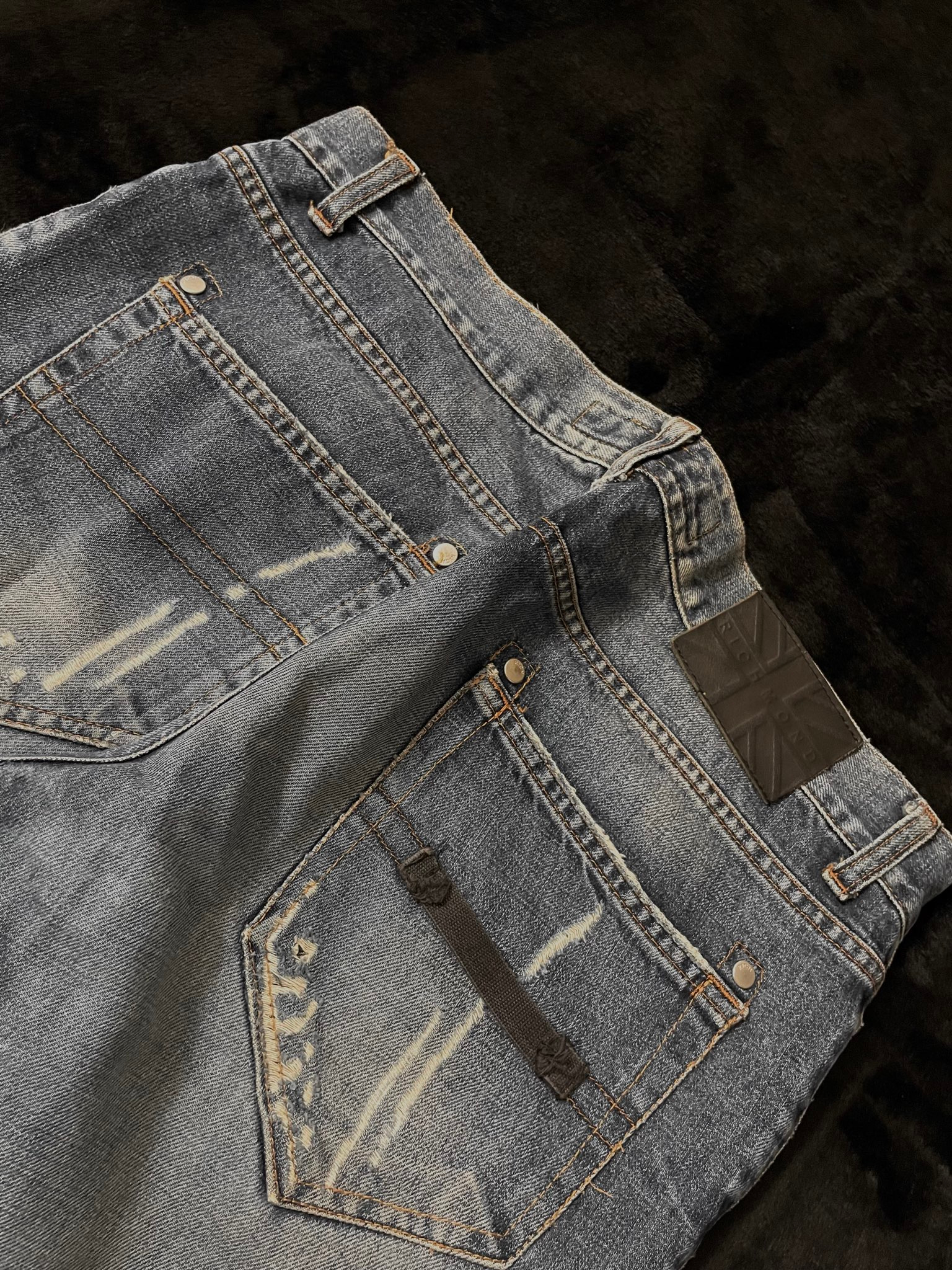 John Richmond distressed jeans, миниатюра 5