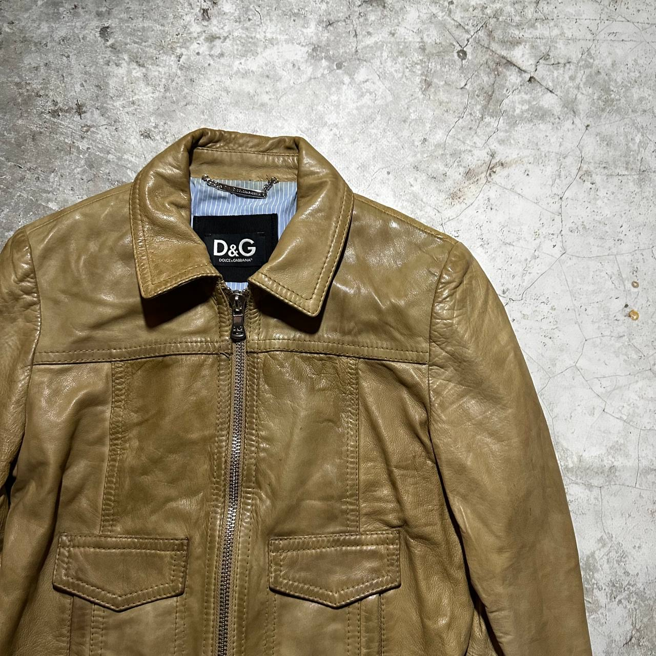 Dolce & Gabbana Leather jacket, миниатюра 4
