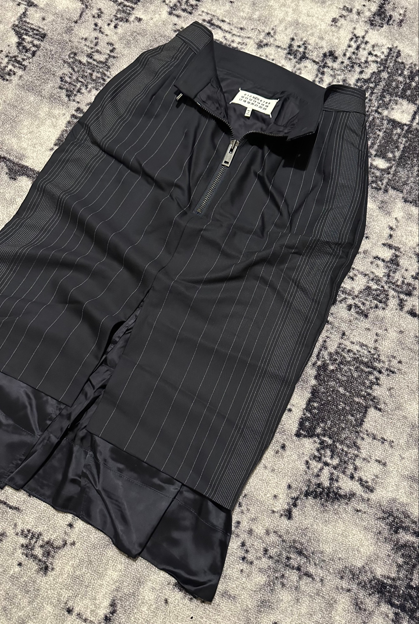 Maison Margiela Work-in-progress Layered Pinstripe Archive, миниатюра 2
